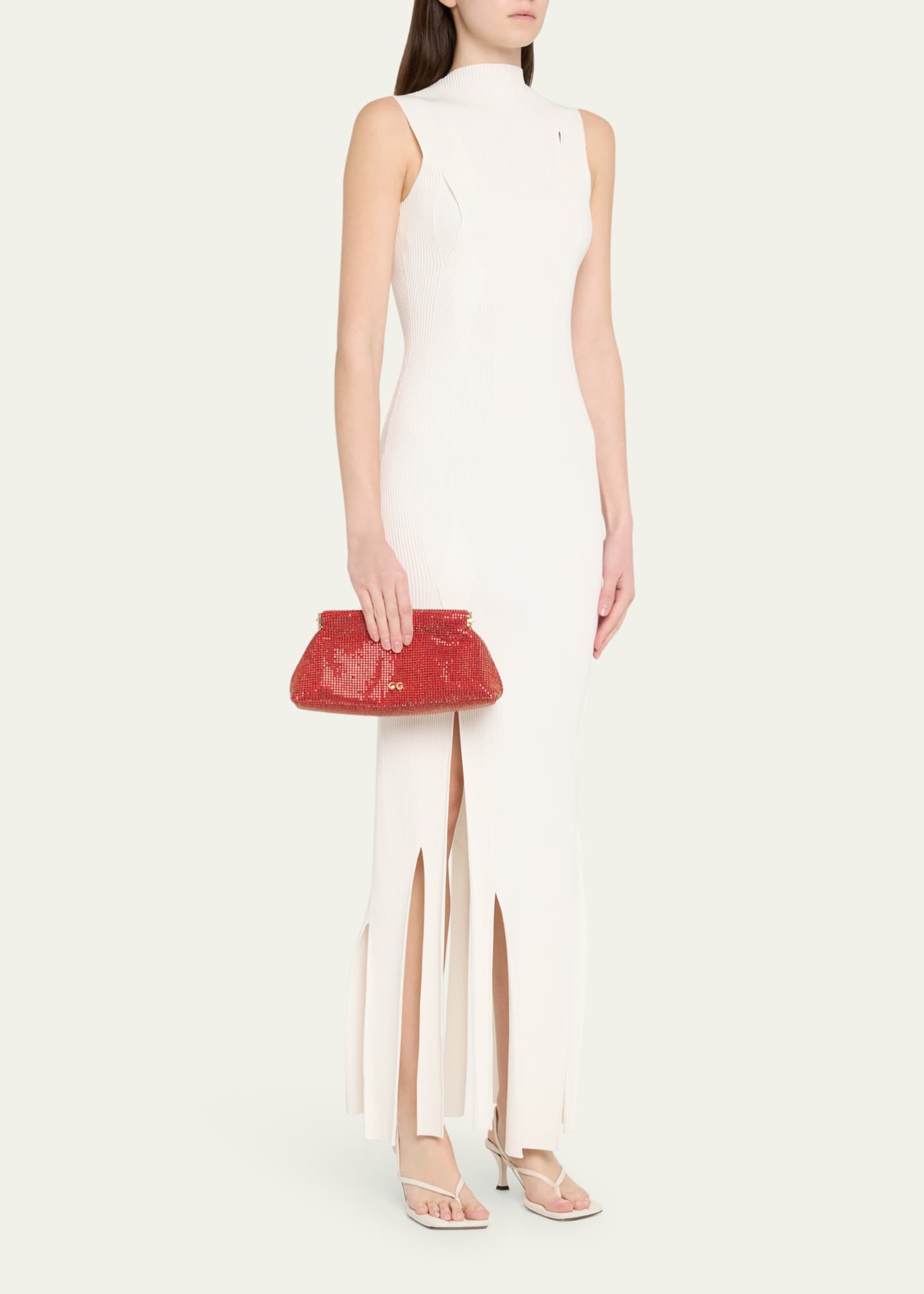 Cult Gaia Lillia Mini Embellished Clutch Bag Image 5 of 6