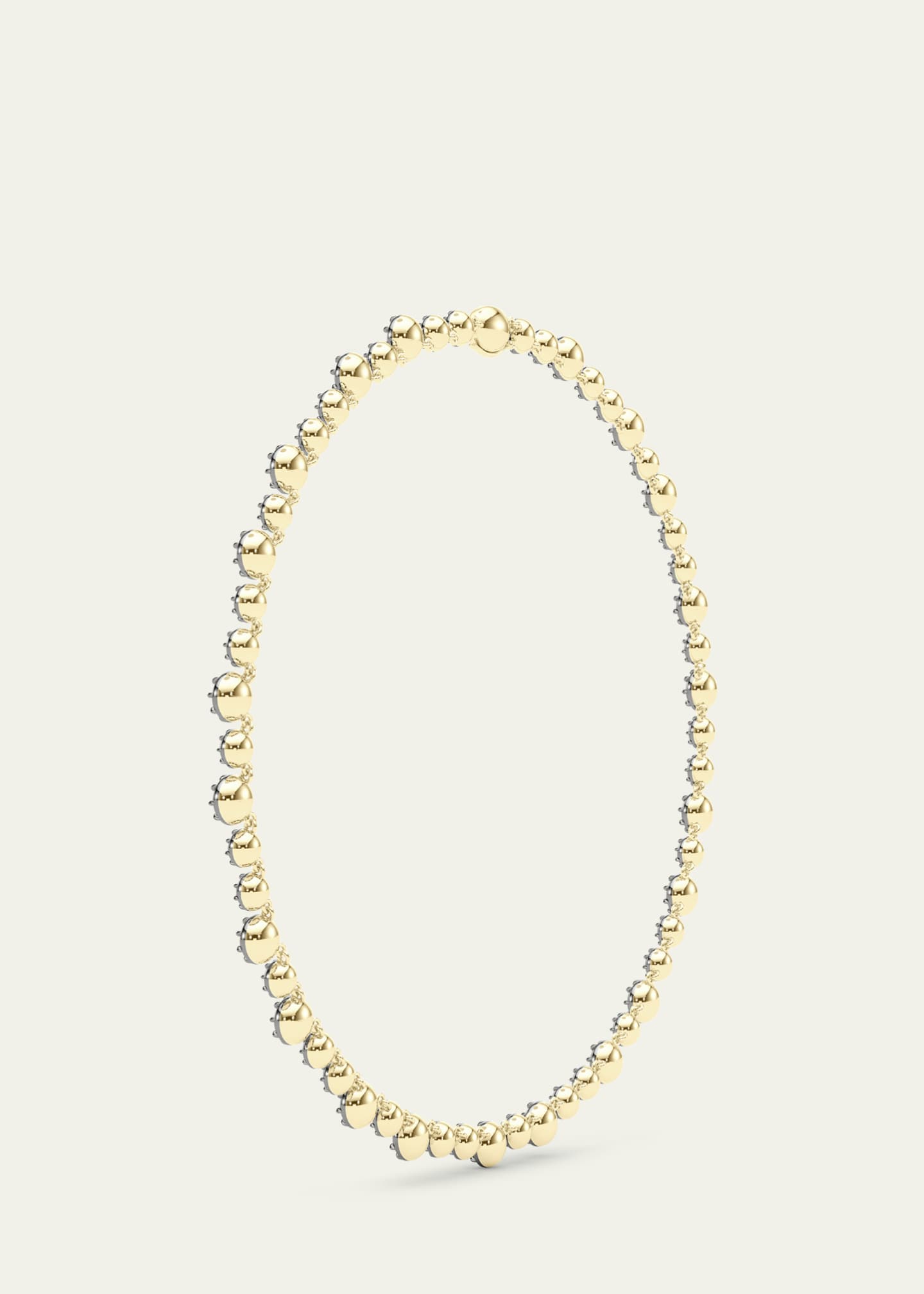HauteCarat 18K Georgian Cut Lab Grown Diamond Necklace Image 2 of 4