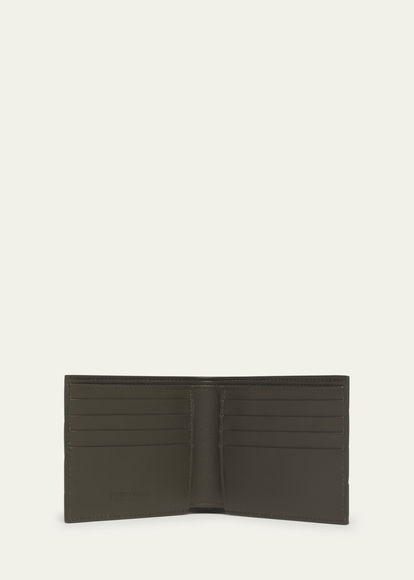 Bottega Veneta Men's Bicolor Intrecciato Bifold Wallet Image 4 of 4