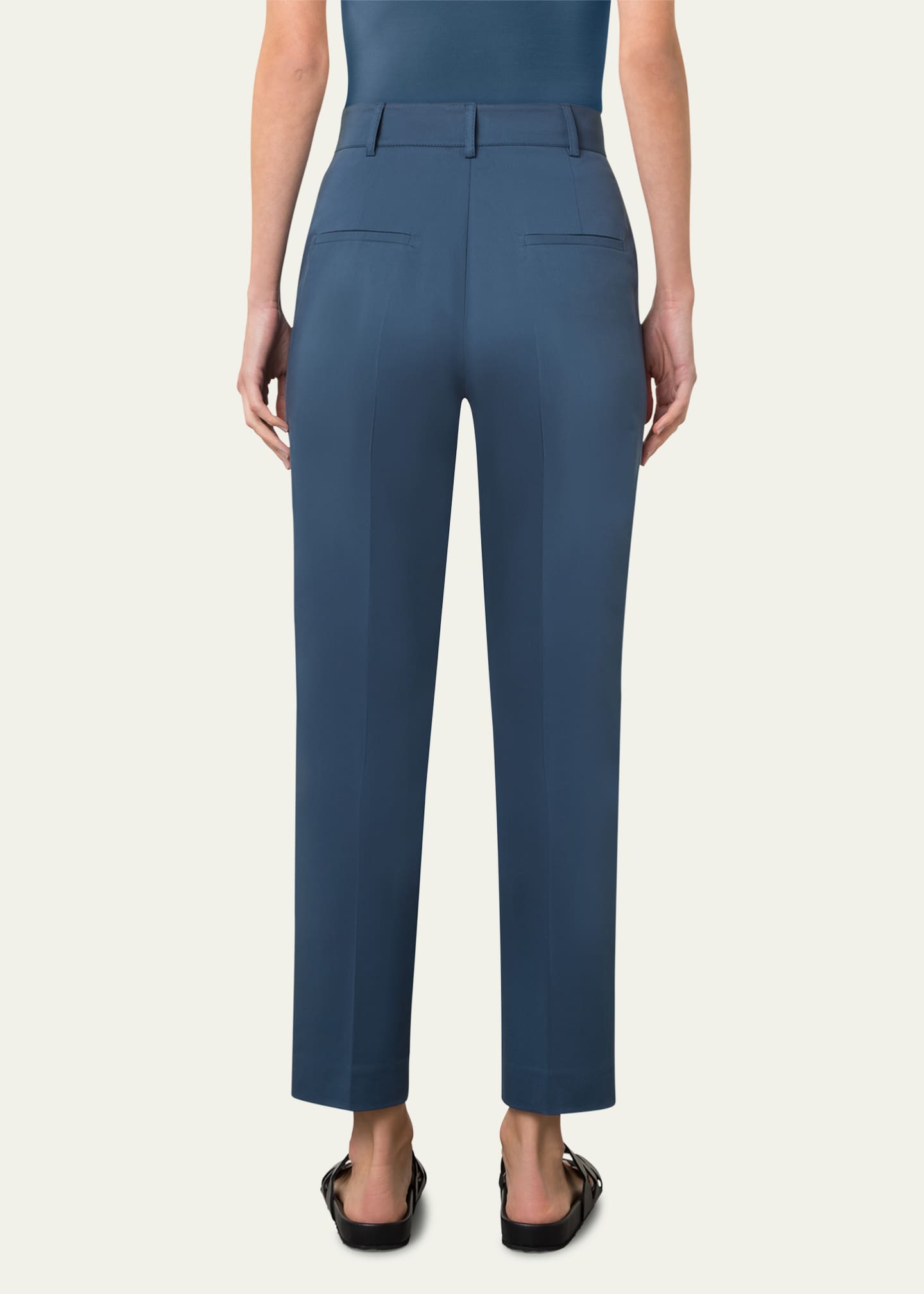 Akris punto Feryn Tapered-Leg Ankle Pants Image 3 of 5