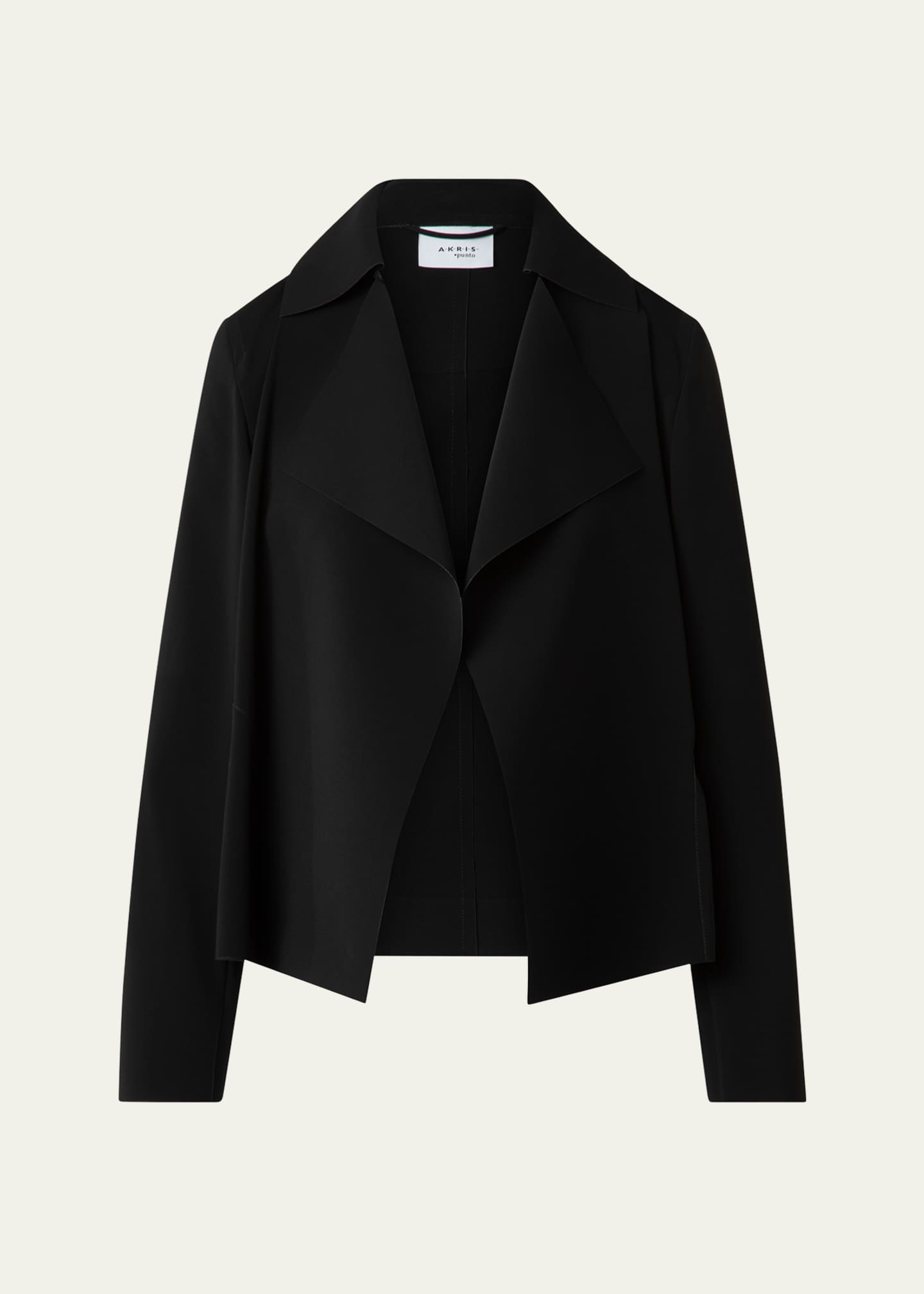 Akris punto Signature Lasercut Biker Jacket Image 1 of 4