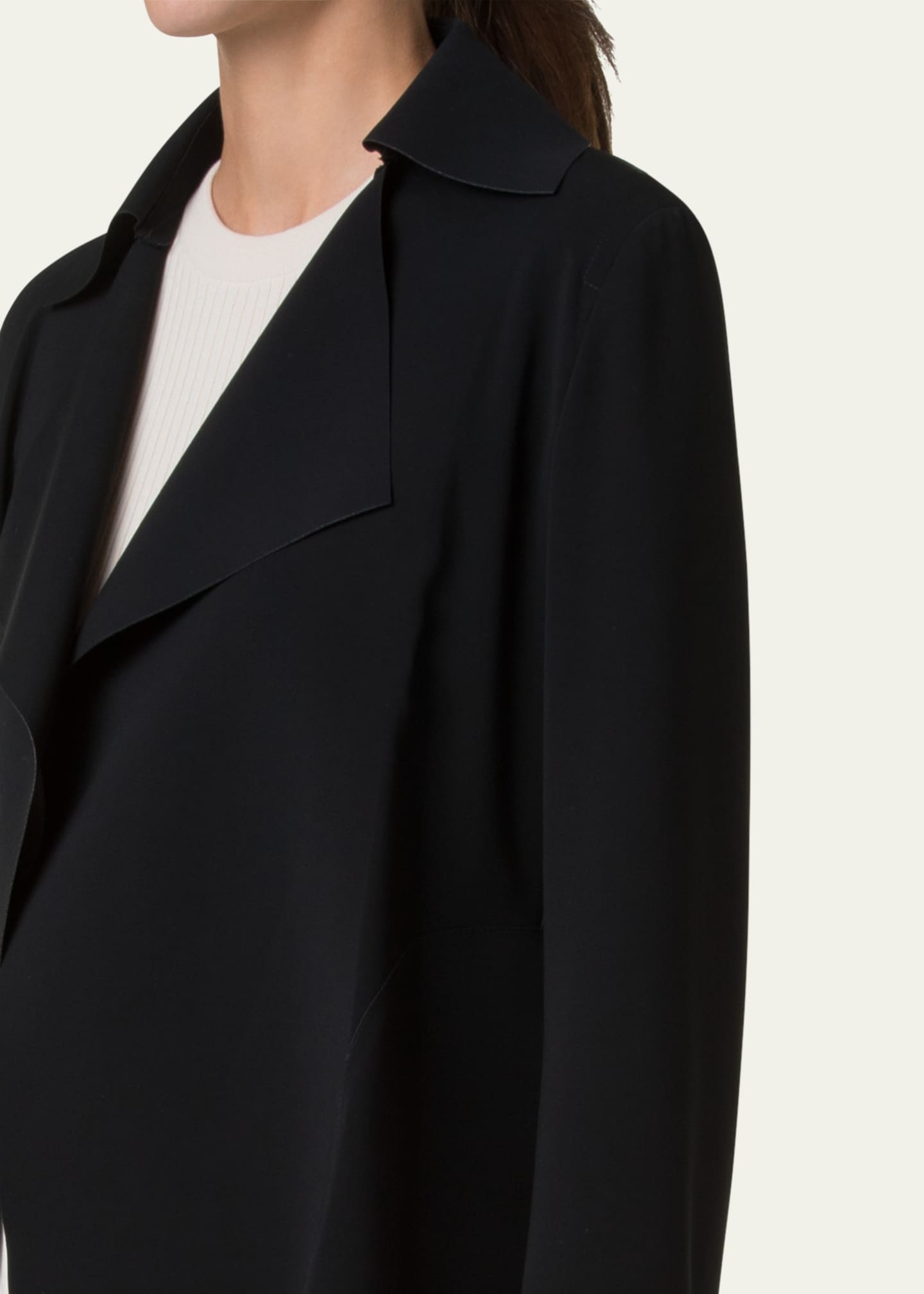 Akris punto Signature Lasercut Biker Jacket Image 4 of 4