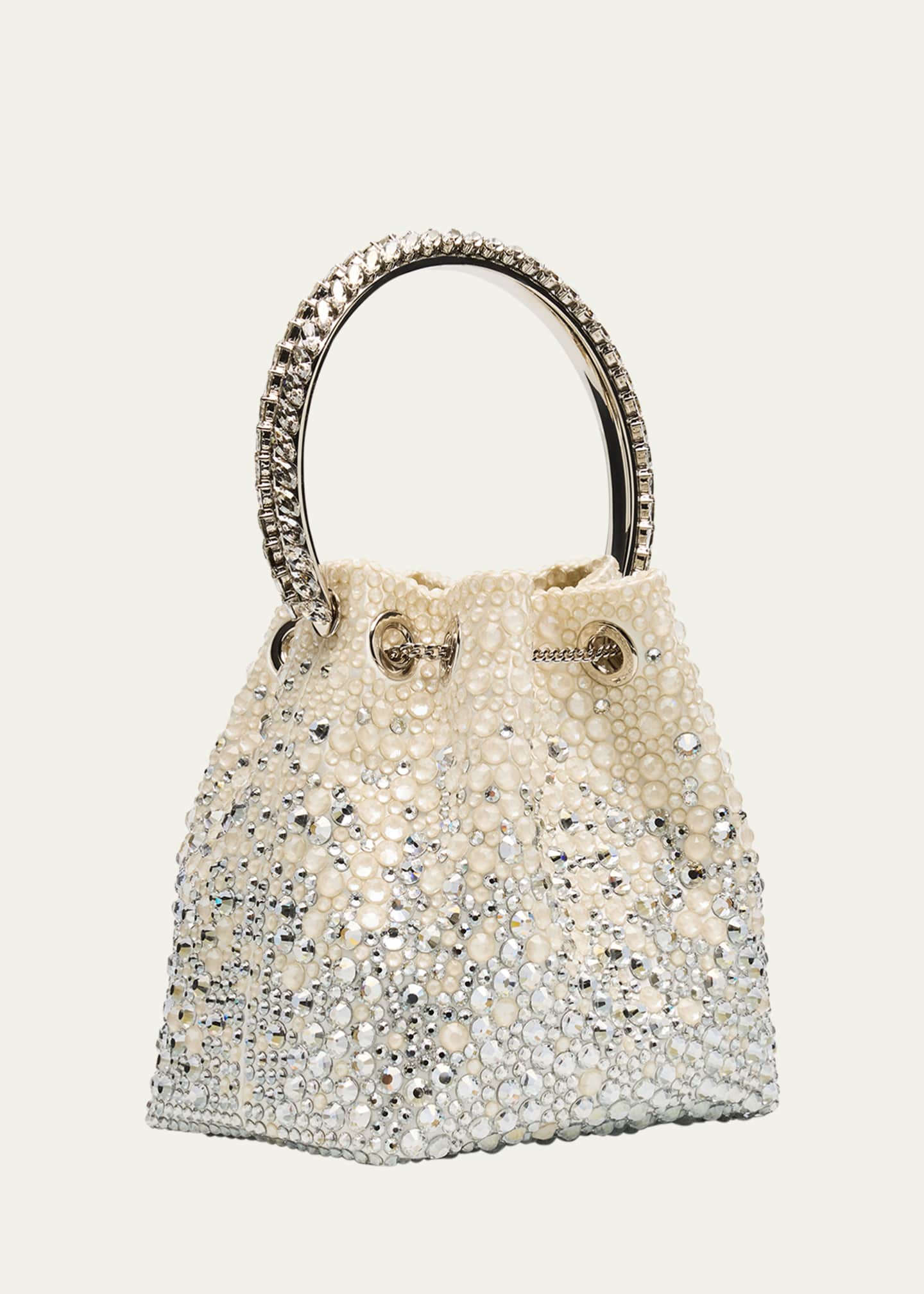 Jimmy Choo Bon Bon Embellished Top-Handle Bag Image 3 of 6
