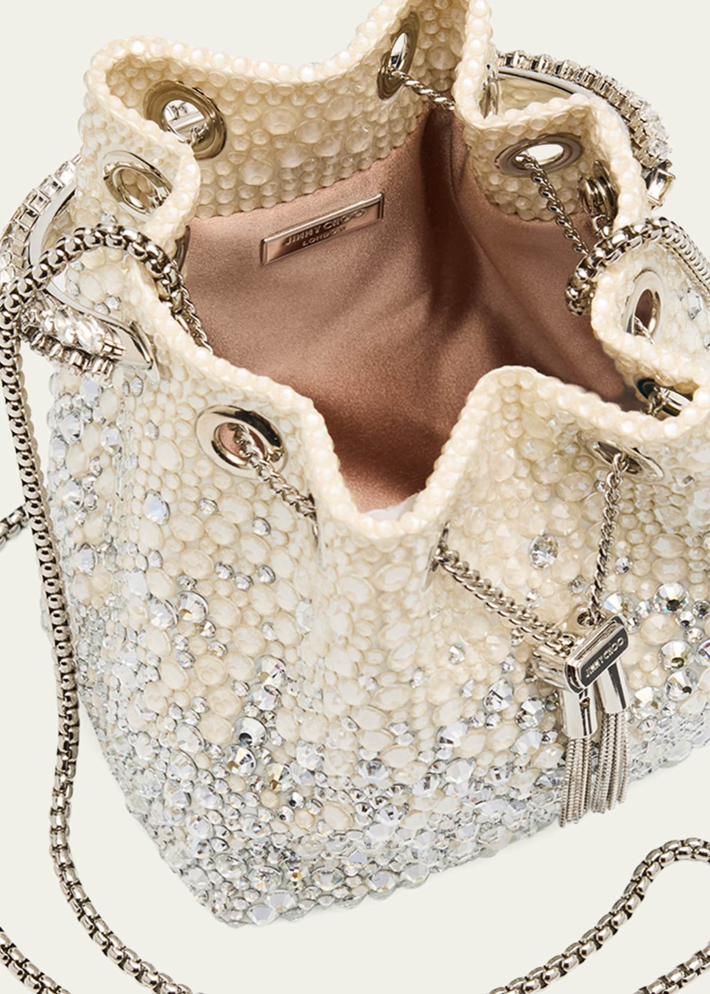 Jimmy Choo Bon Bon Embellished Top-Handle Bag Image 4 of 6