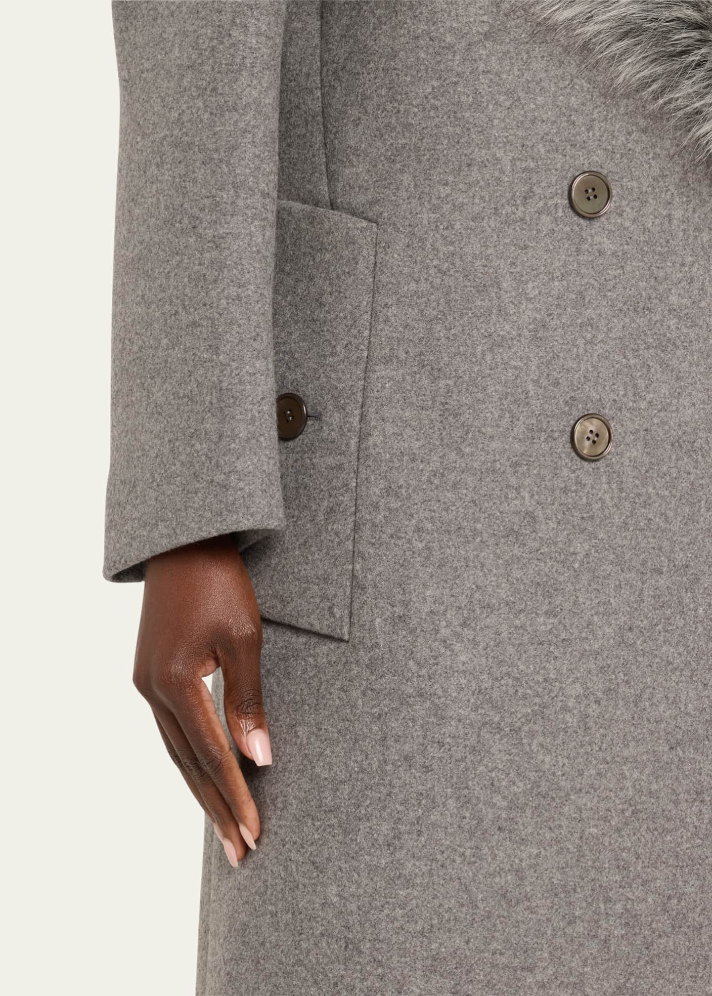 Michael kors double breasted wool coat store