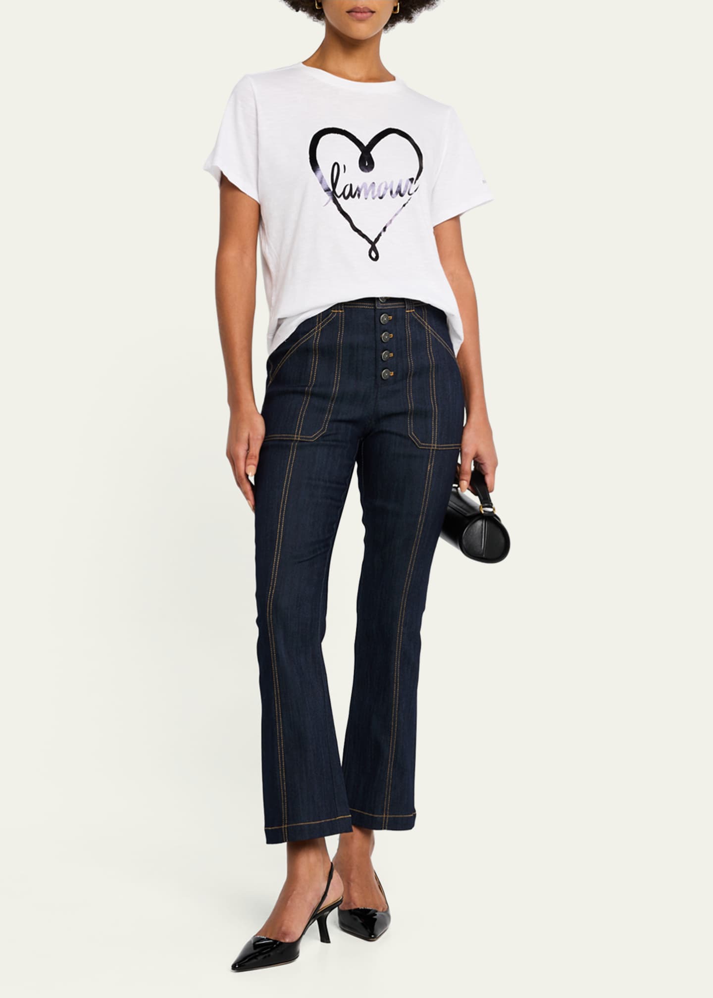Cinq a Sept Wallace Ankle Flare Pants Image 2 of 5
