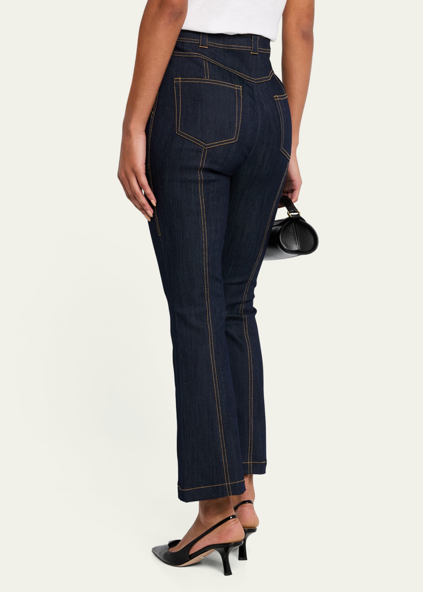 Cinq a Sept Wallace Ankle Flare Pants Image 3 of 5