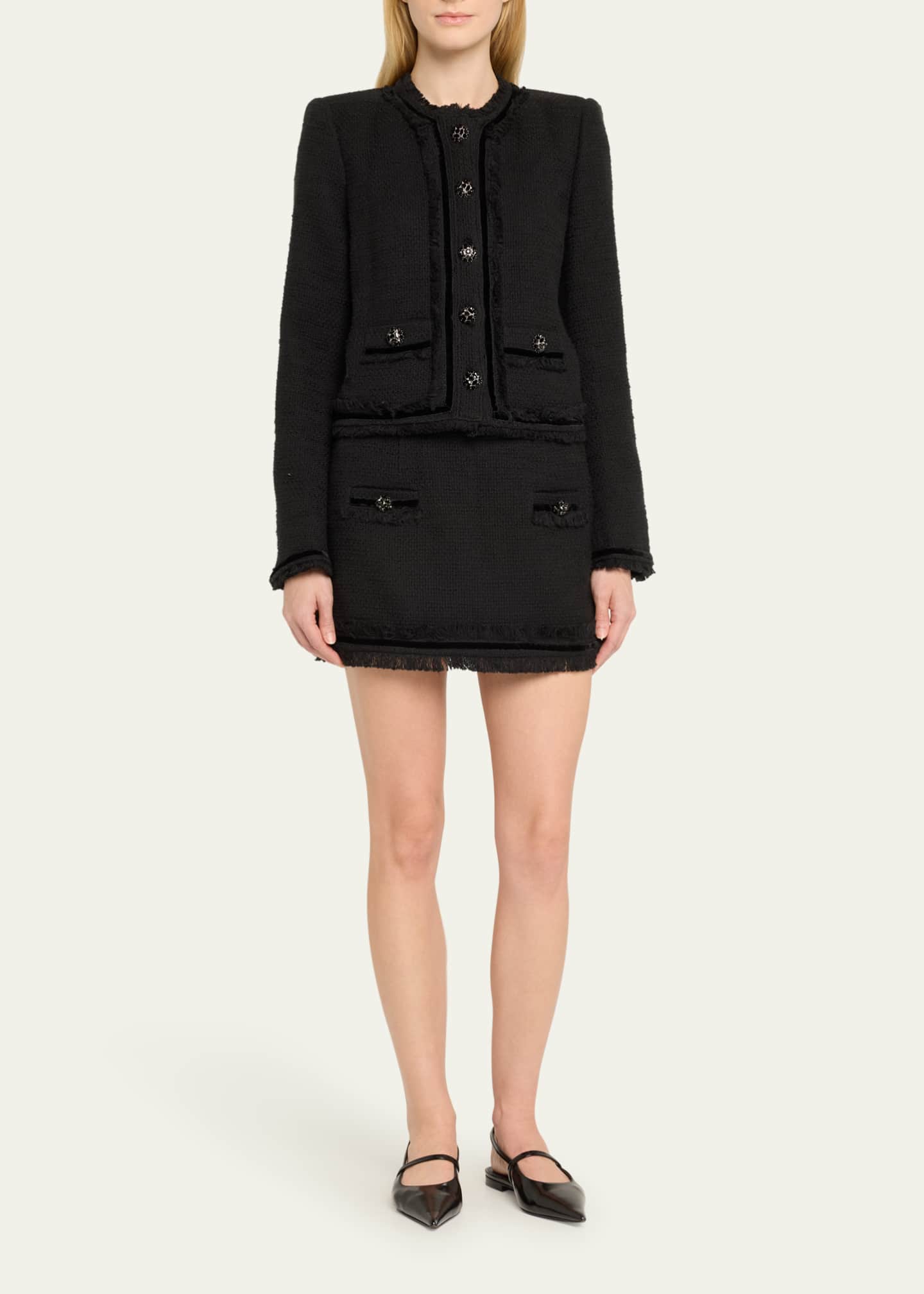 Tweed mini skirt 5t on sale