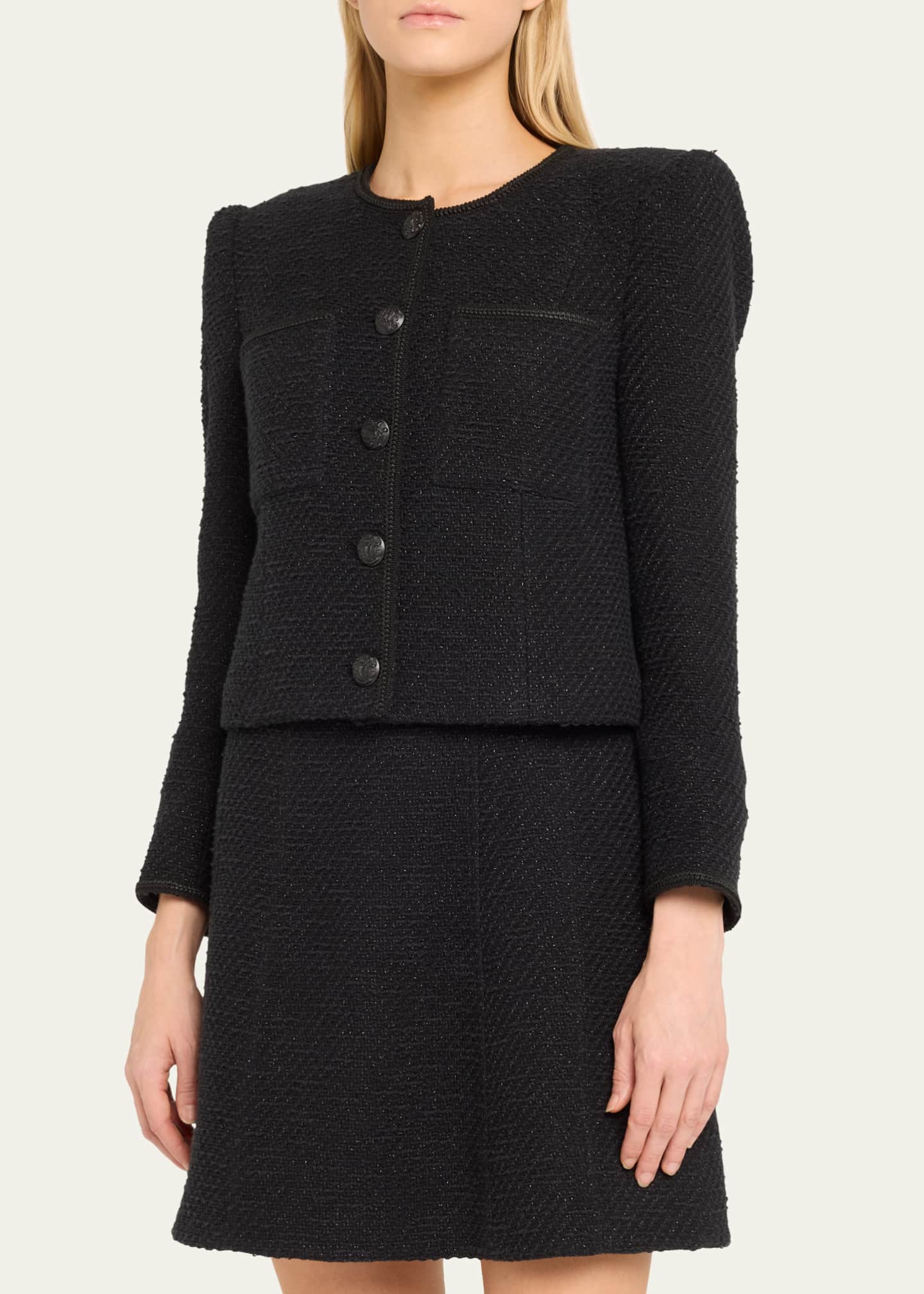 Veronica Beard Alessia Tailored Tweed Jacket