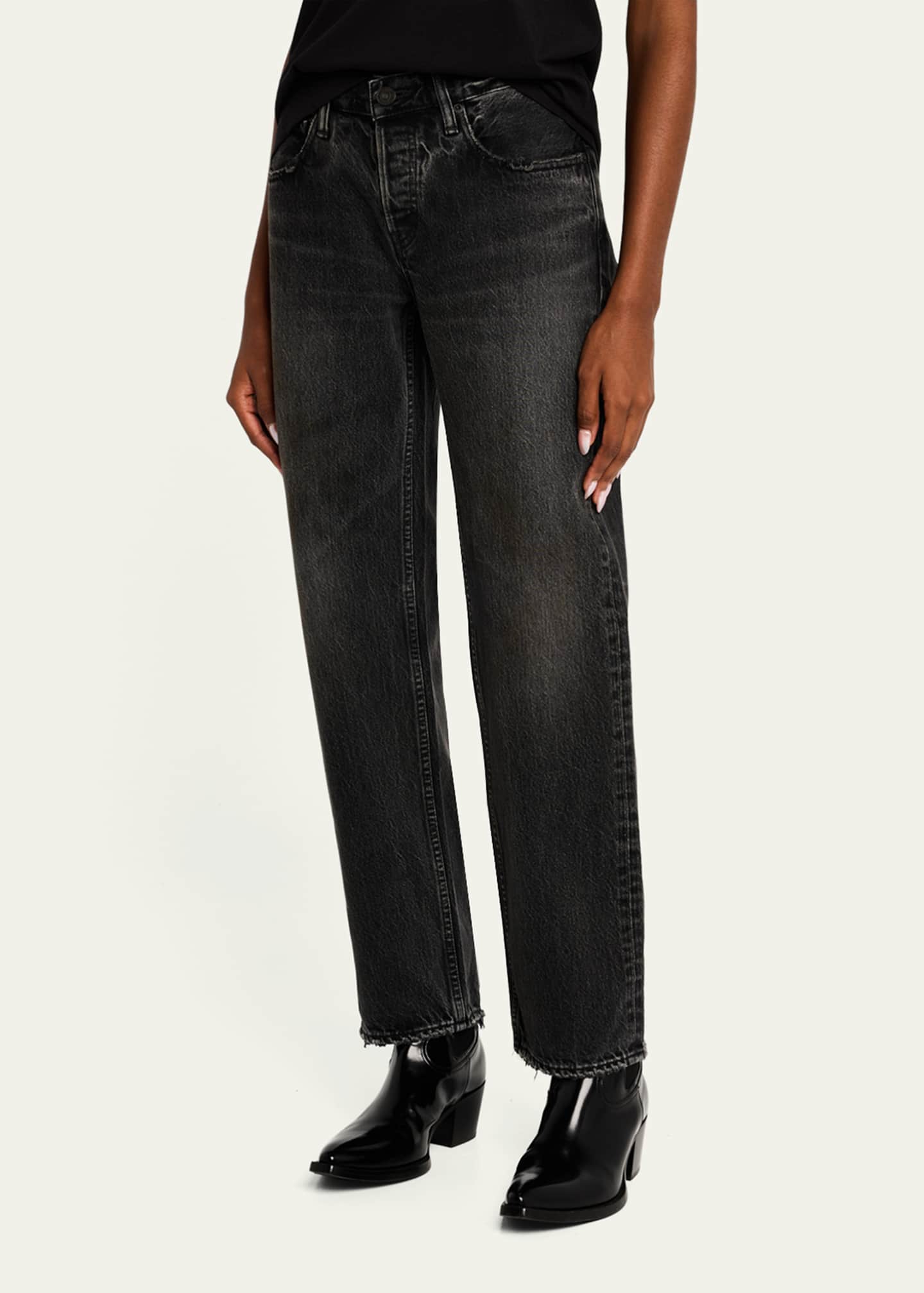 MOUSSY VINTAGE Iona Straight Low-Rise Jeans Image 4 of 5