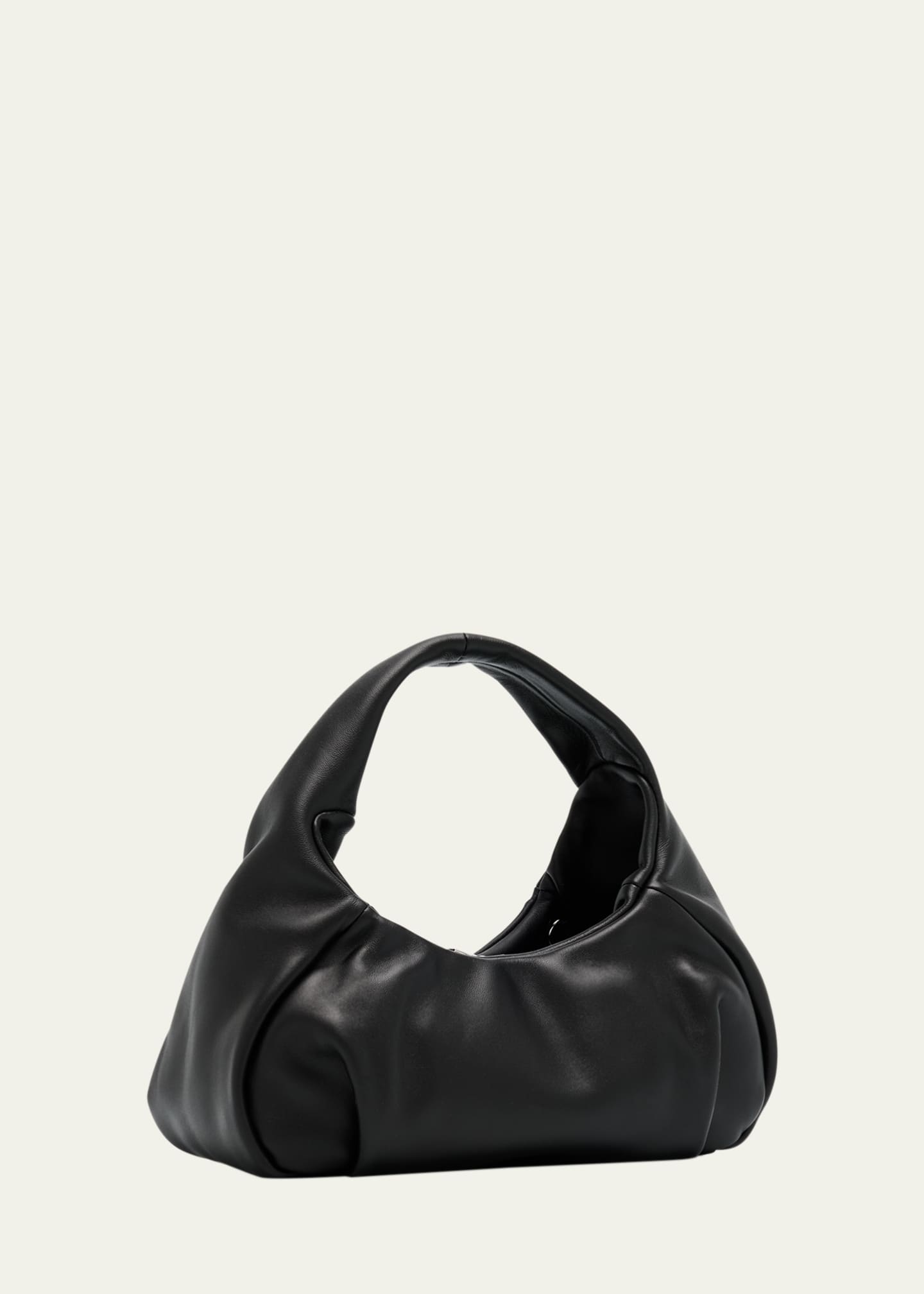 Stuart Weitzman The Moda Mini Leather Hobo Bag Image 3 of 6