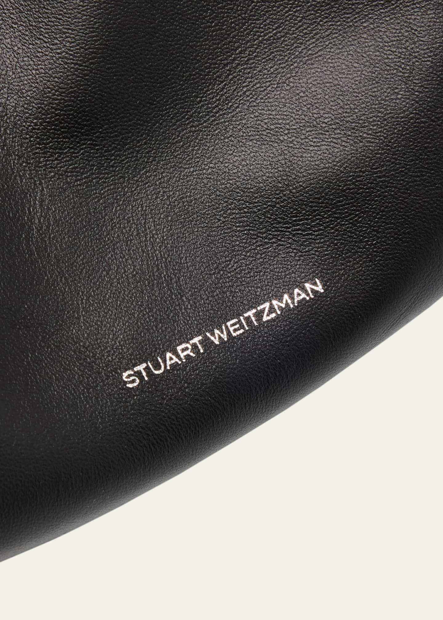 Stuart Weitzman The Moda Mini Leather Hobo Bag Image 6 of 6
