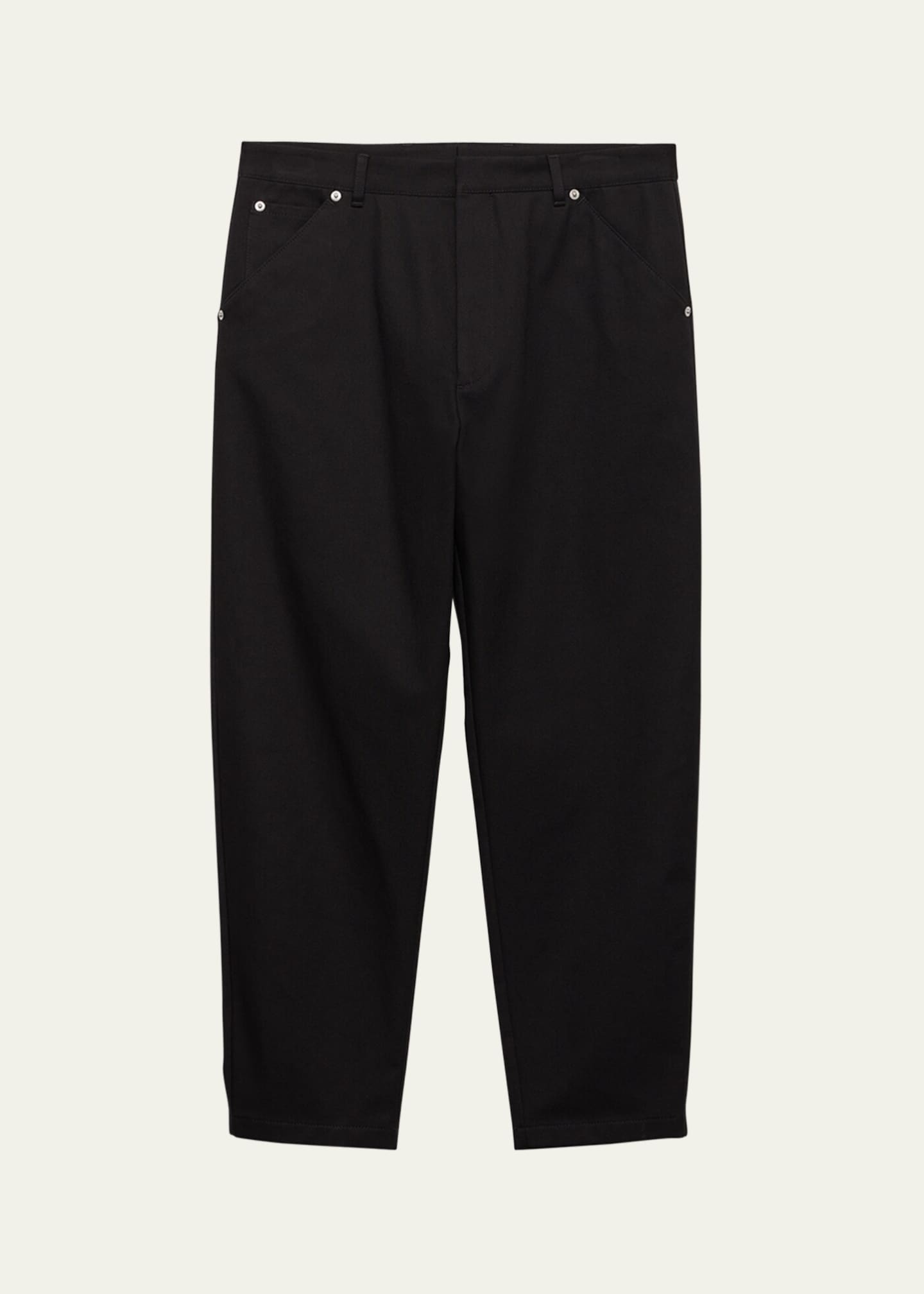 Prada Men's Cropped Drill Pants Image 1 of 5