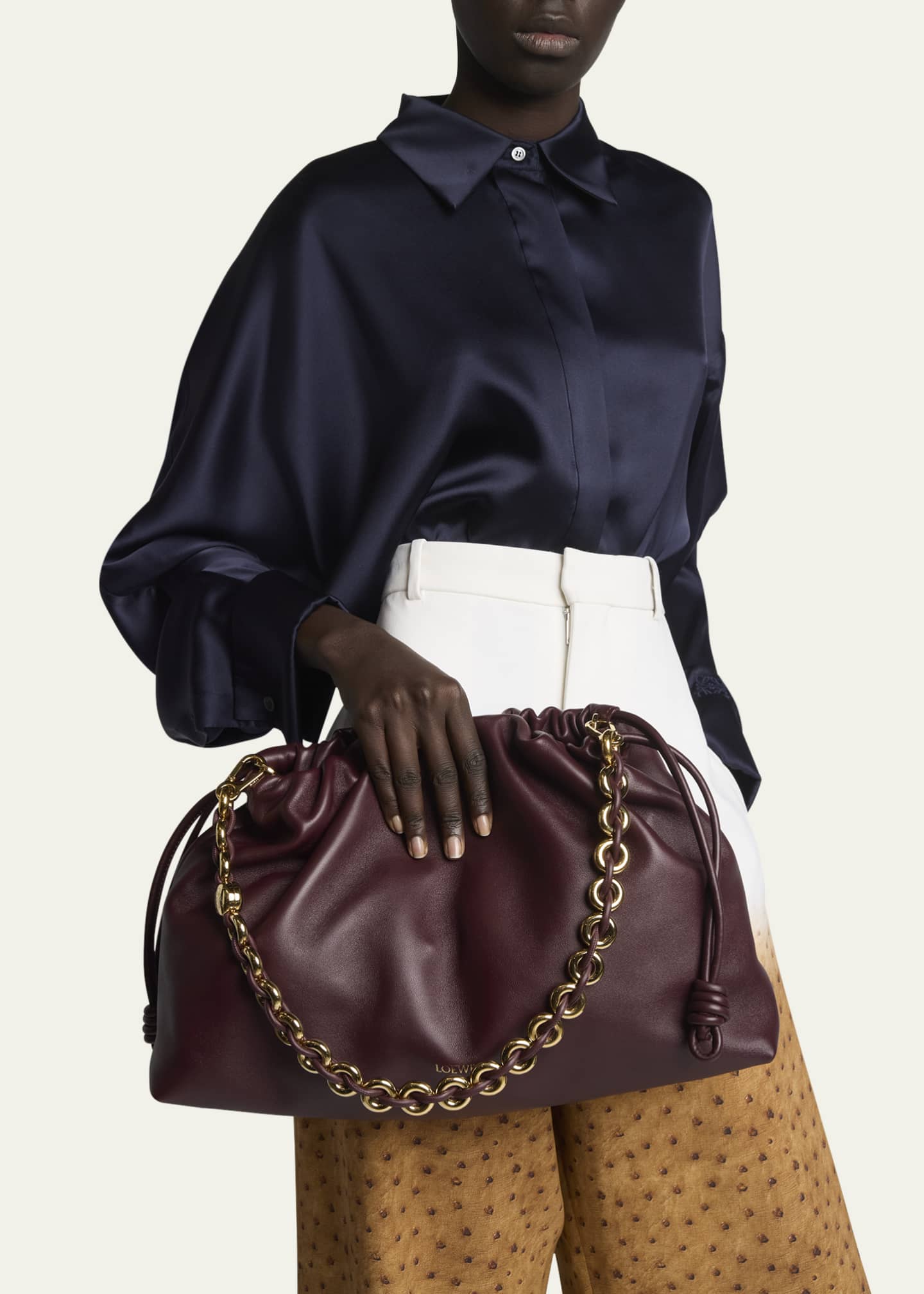Loewe Flamenco Large Napa Lambskin Shoulder Bag Image 2 of 6