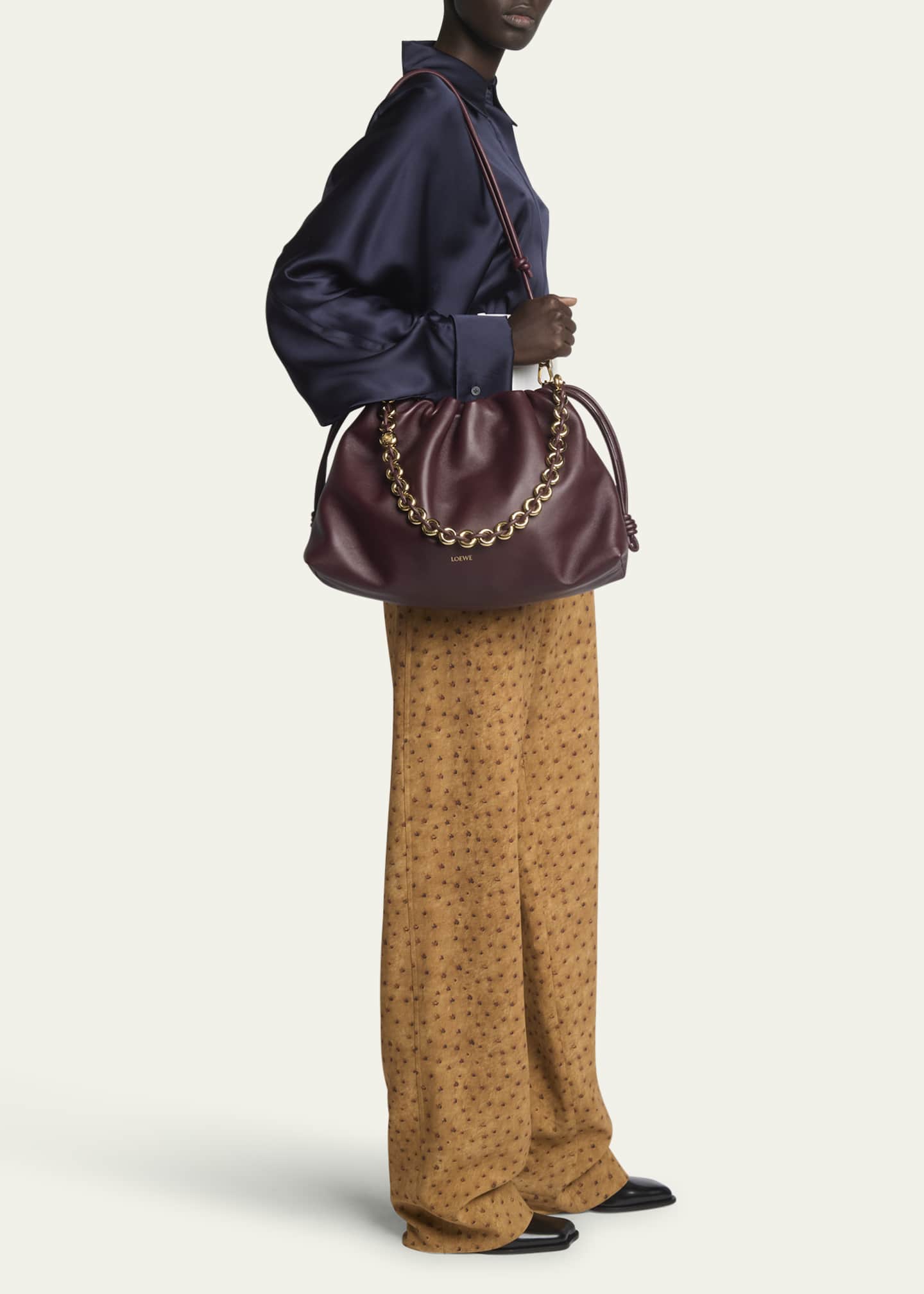 Loewe Flamenco Large Napa Lambskin Shoulder Bag Image 5 of 6