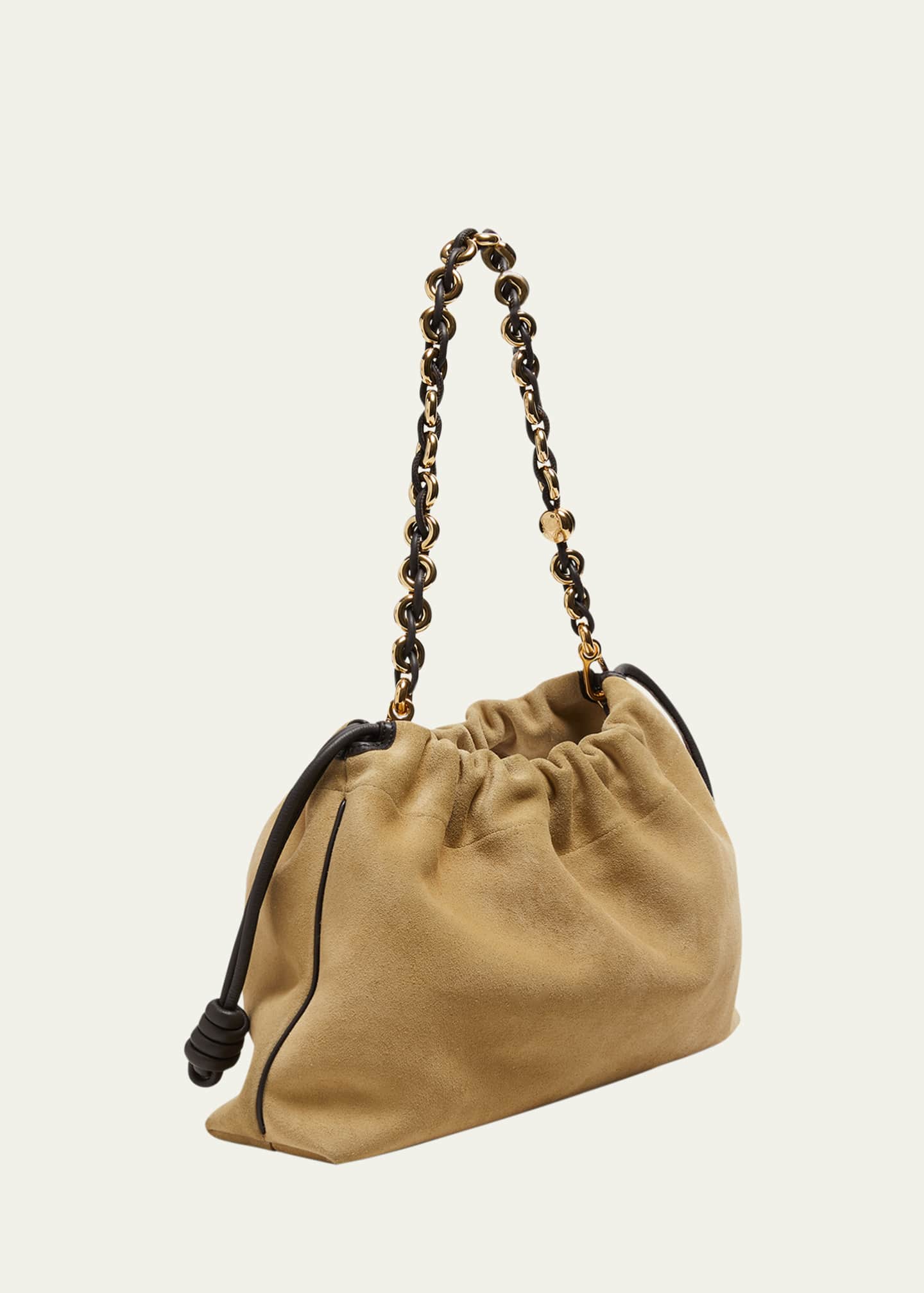 Loewe Flamenco Large Suede Shoulder Bag Image 3 of 5