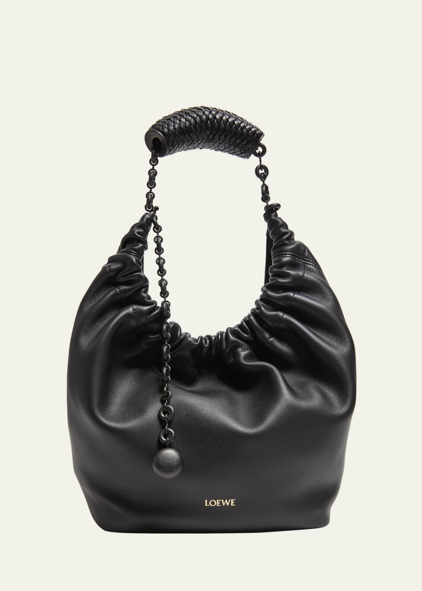 Loewe Squeeze Small Napa Leather Hobo Bag Image 1 of 4