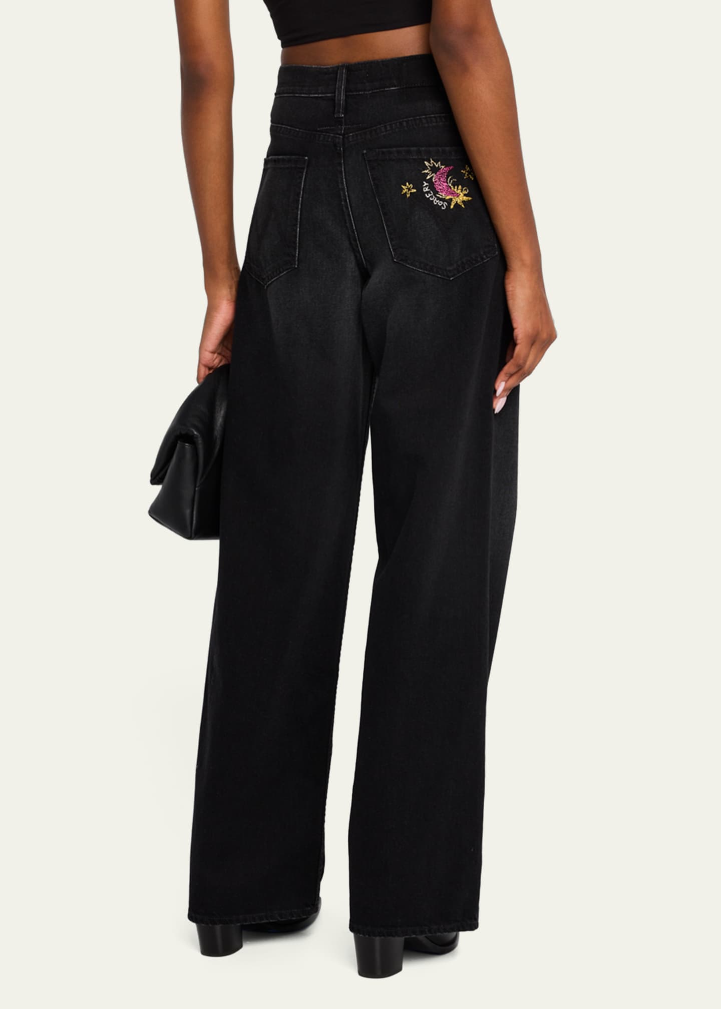MOTHER The Spinner Zip Sneak Jeans Image 3 of 5