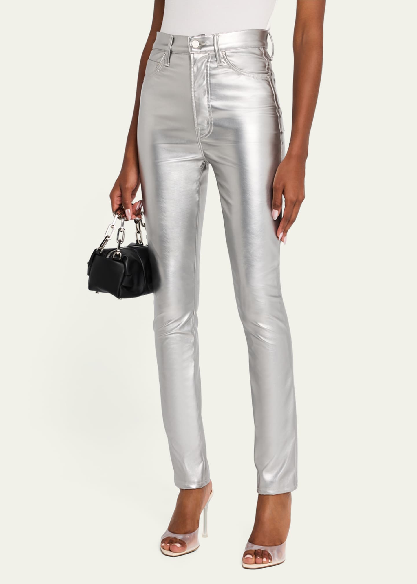 MOTHER The High Waisted Rail Skimp Jeans Image 4 of 5