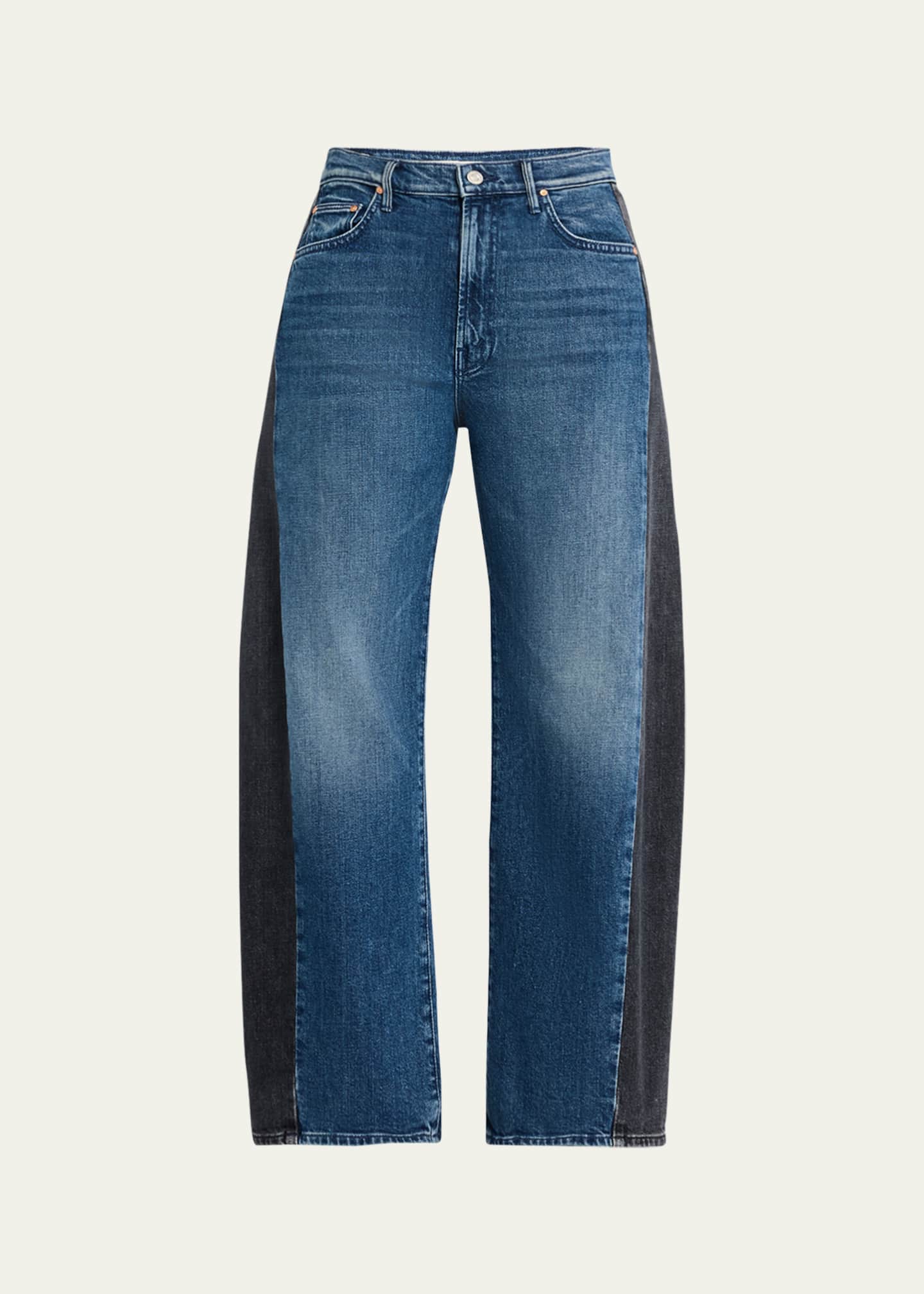 MOTHER Lil' Half Pipe Flood Jeans Image 1 of 4