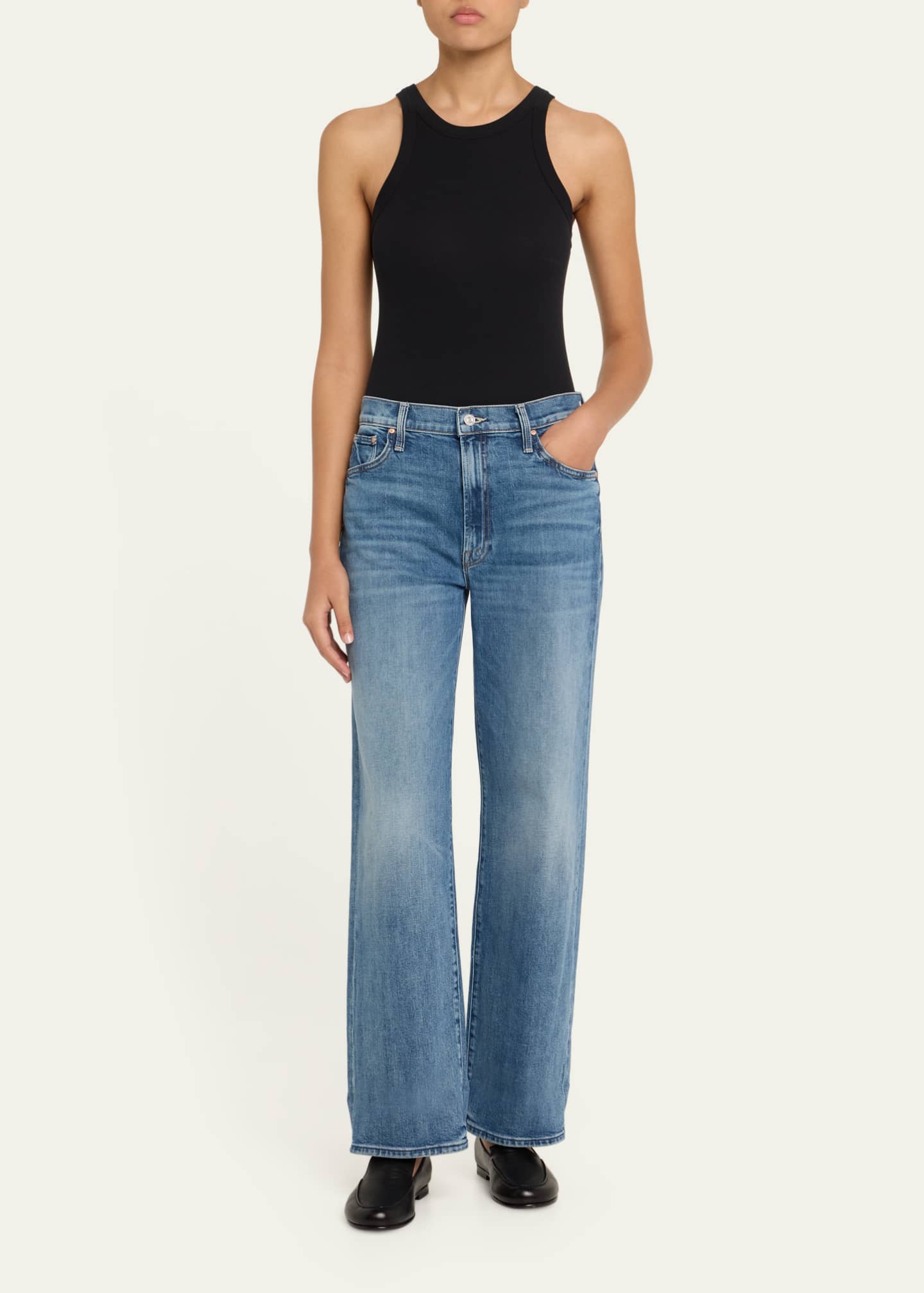 MOTHER The Dodger Flood Cuff Jeans Image 2 of 5