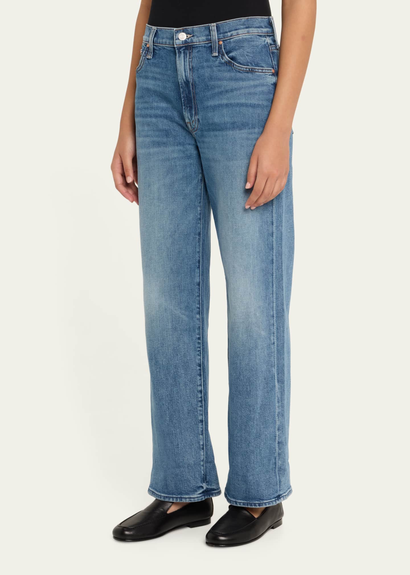 MOTHER The Dodger Flood Cuff Jeans Image 4 of 5