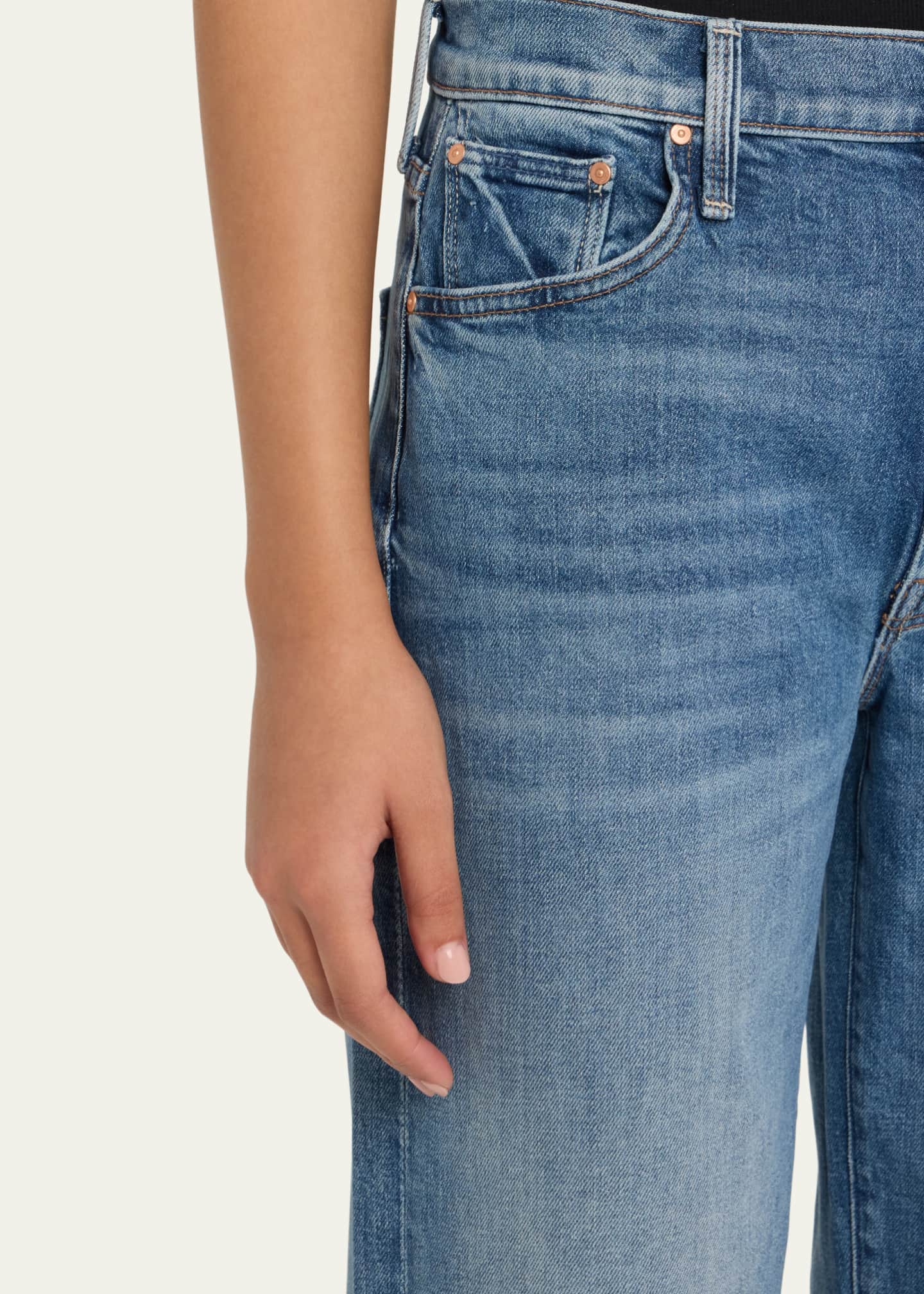 MOTHER The Dodger Flood Cuff Jeans Image 5 of 5