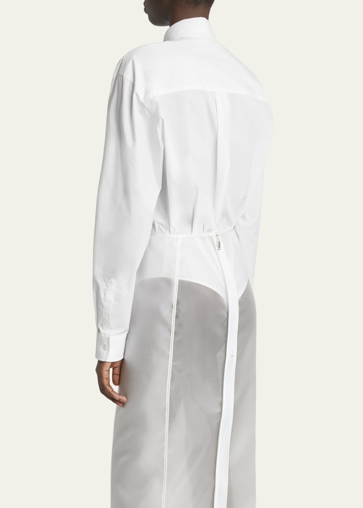 Coperni Bodysuit Poplin Shirt Image 3 of 5
