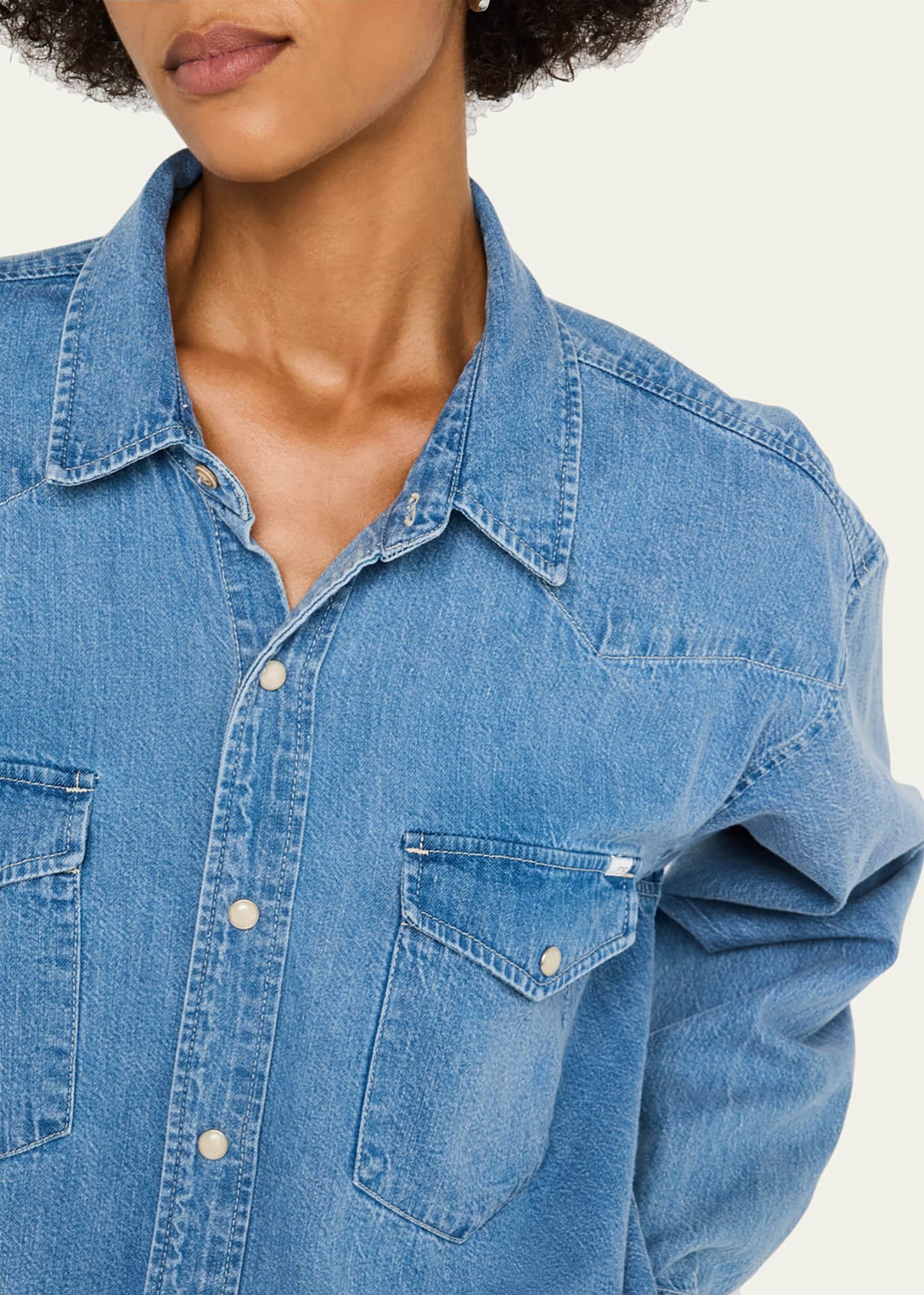 MOTHER All My Exes Denim Shirt Image 5 of 5