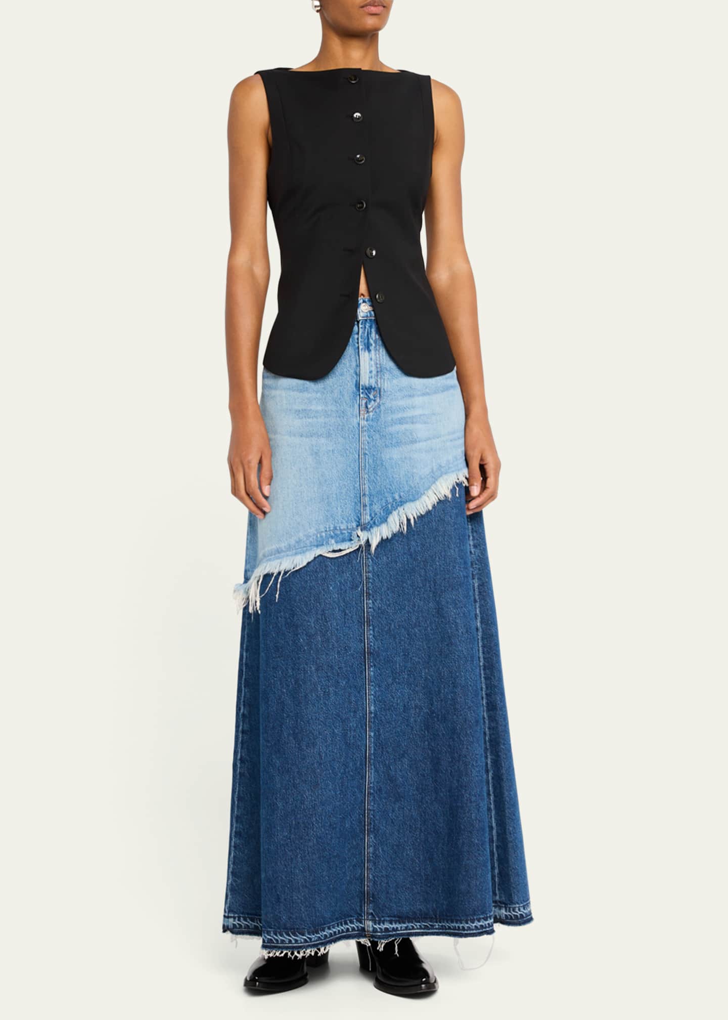 MOTHER The Dual Ditcher Maxi Skirt Image 2 of 5
