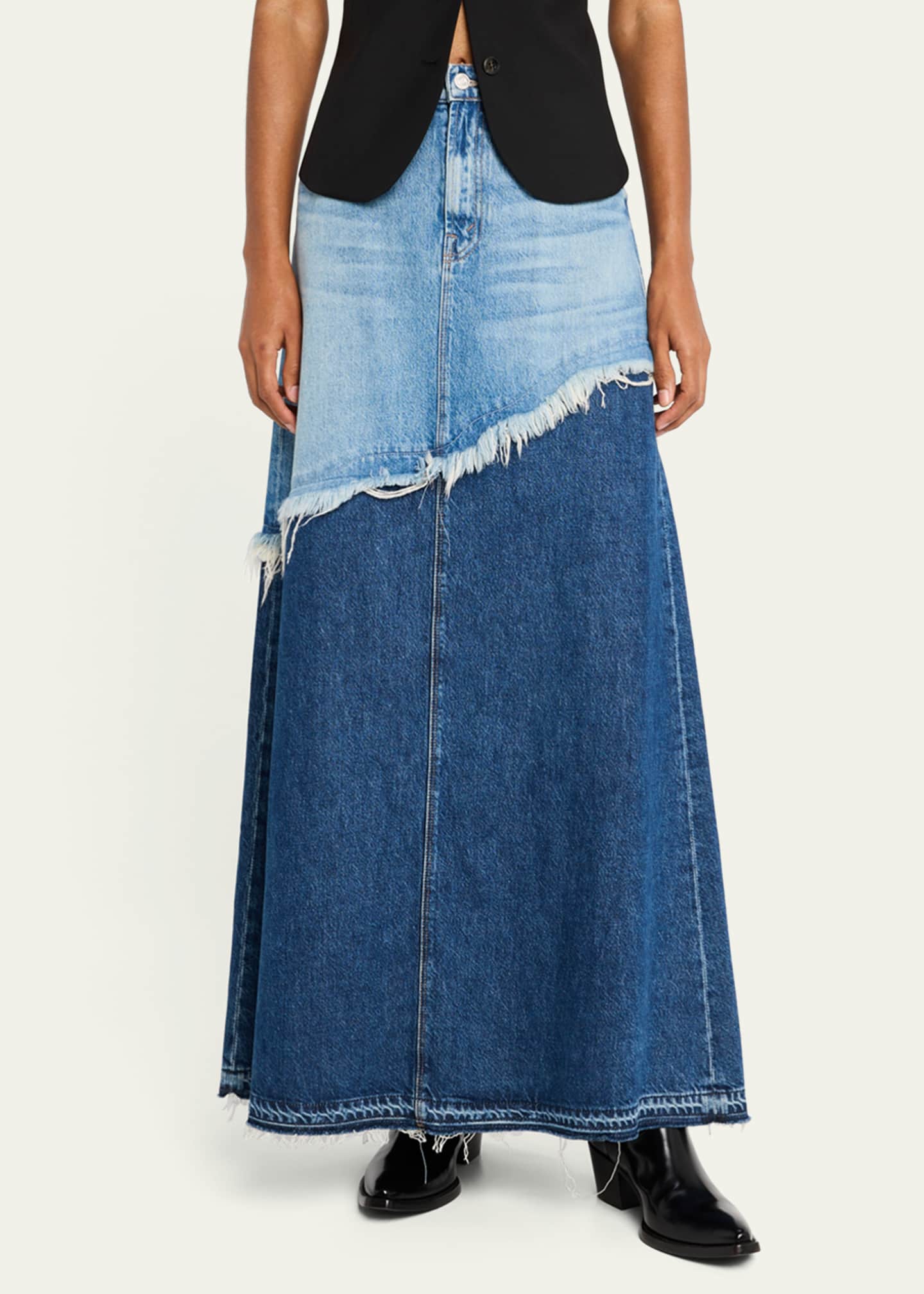 MOTHER The Dual Ditcher Maxi Skirt Image 4 of 5