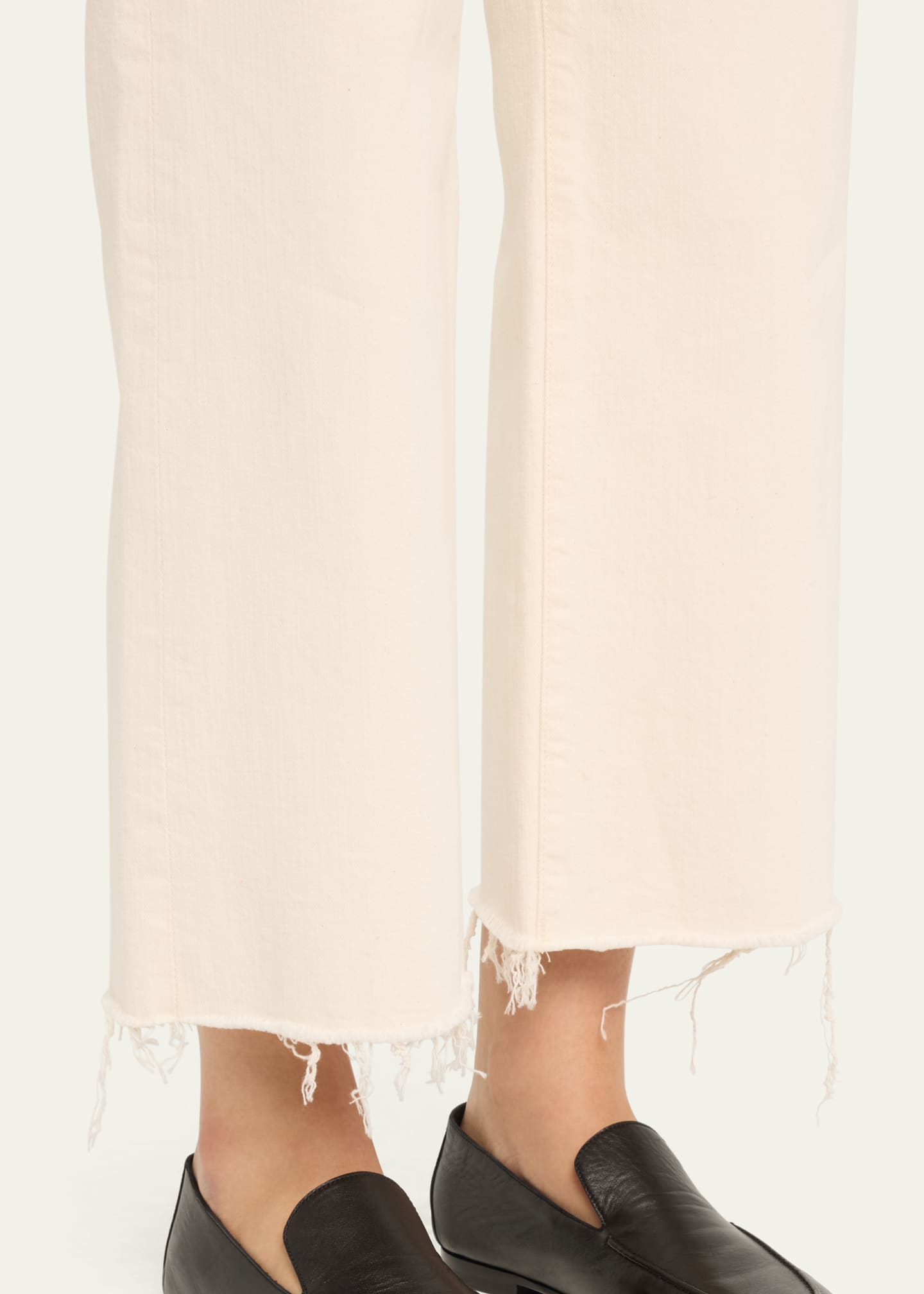 MOTHER The Mid-Rise Maven Ankle Fray Jeans - Bergdorf Goodman