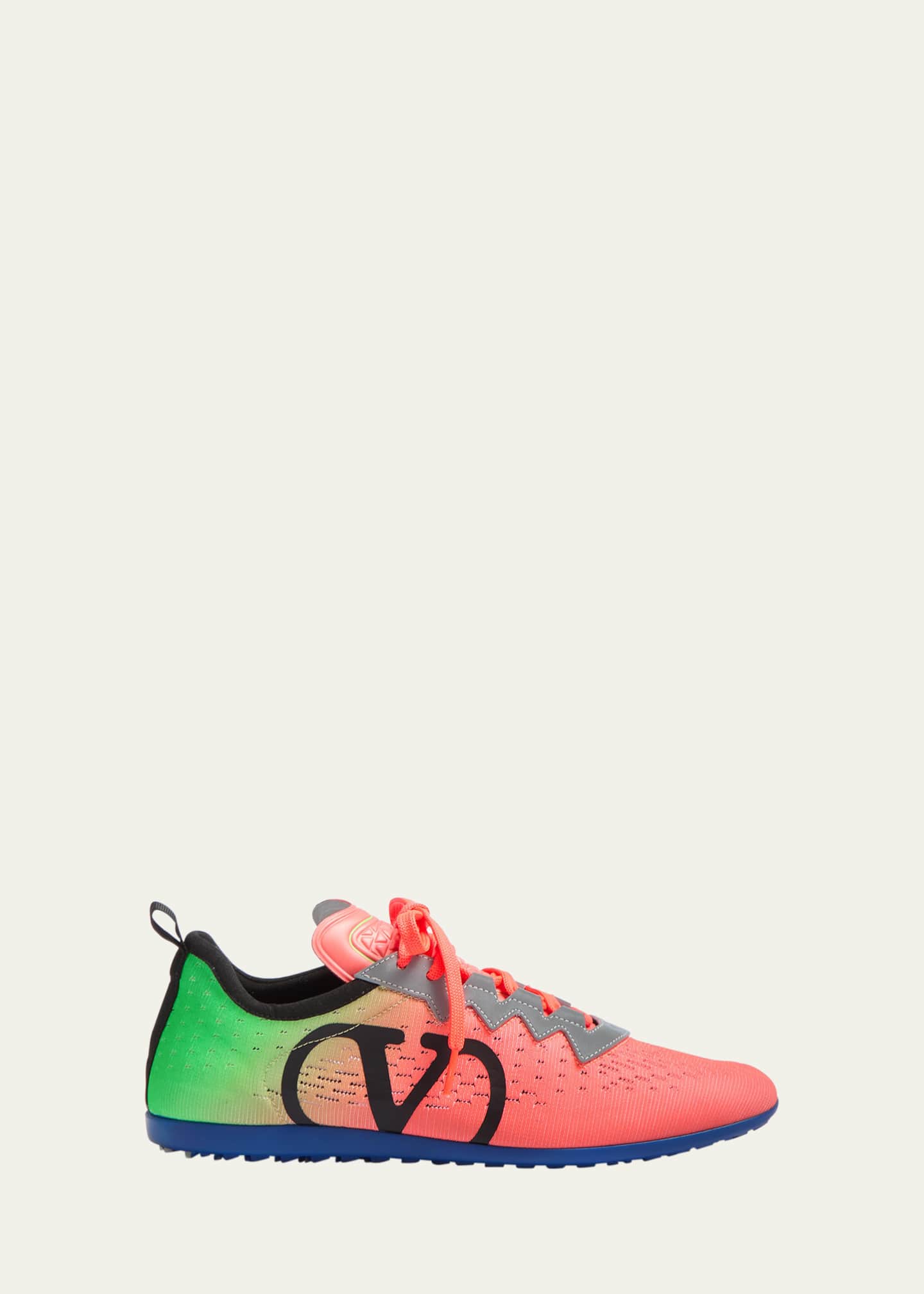Valentino Garavani Men's Chromathon VLogo Knit Runner Sneakers Image 1 of 3