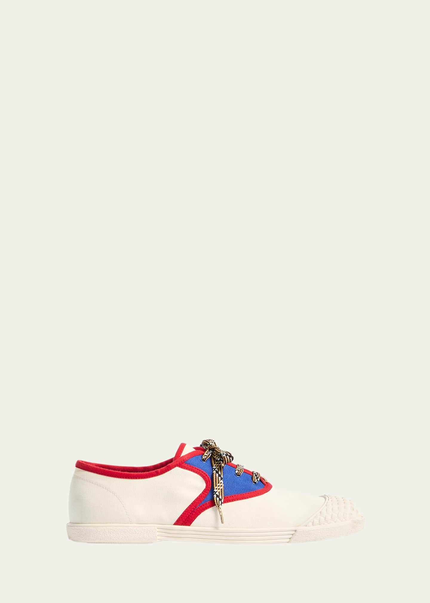 Valentino Garavani Men's Bay By Bay Canvas Low-Top Sneakers Image 1 of 3