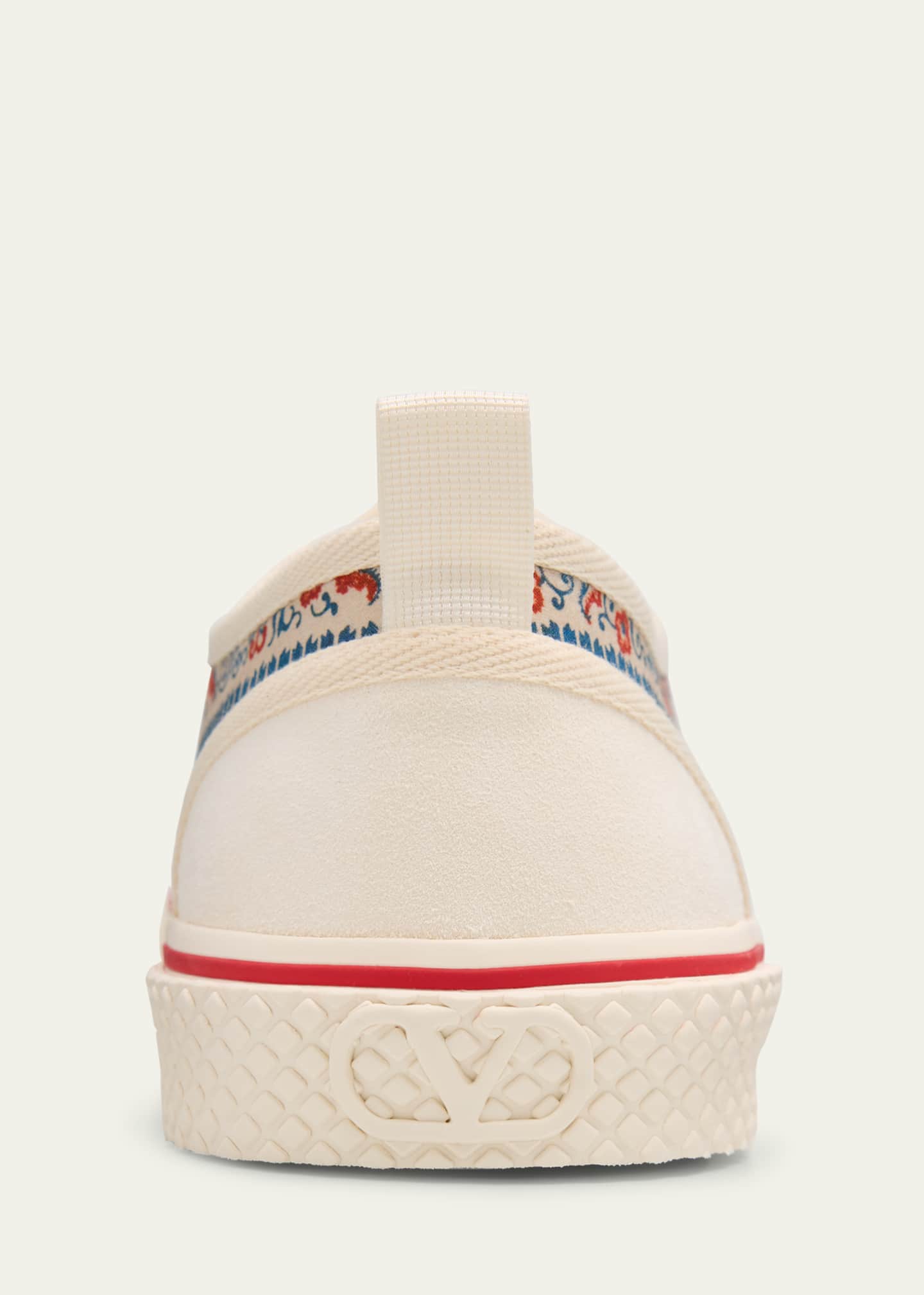 Valentino Garavani Men's Nojoke Printed Canvas Low-Top Sneakers Image 5 of 6