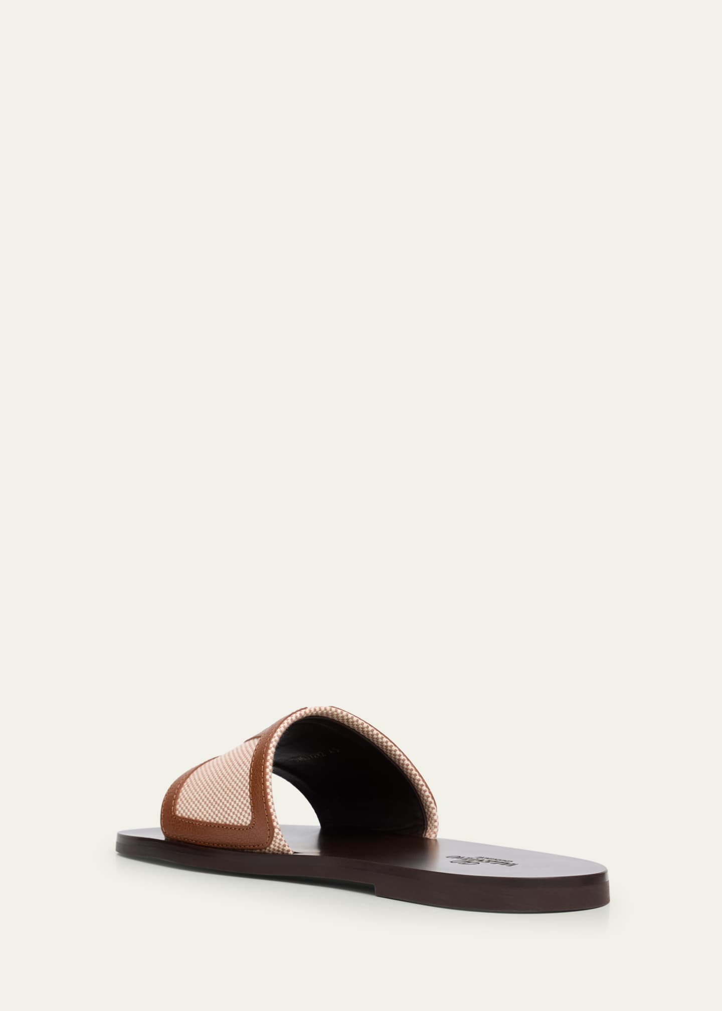 Valentino Garavani Men's Viva Superstar Leather Slide Sandals Image 4 of 6