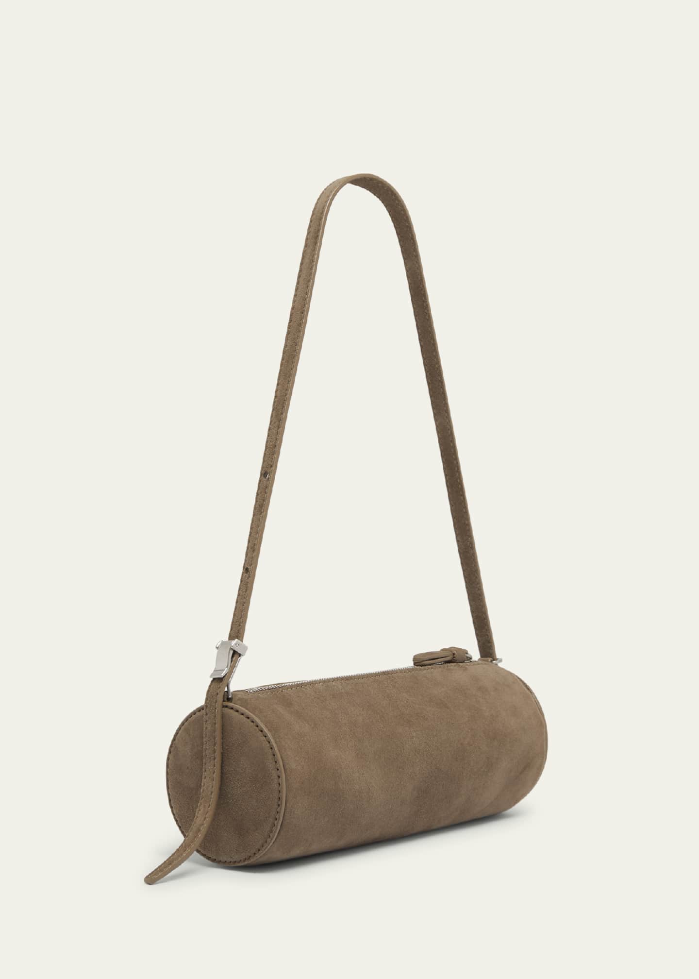 Proenza Schouler Silo Zip Suede & Leather Shoulder Bag Image 3 of 5