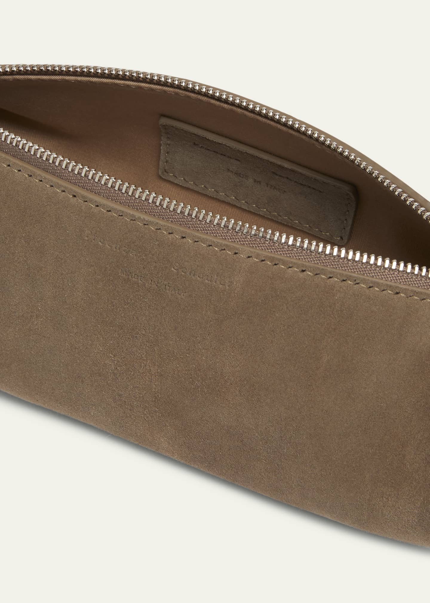 Proenza Schouler Silo Zip Suede & Leather Shoulder Bag Image 4 of 5