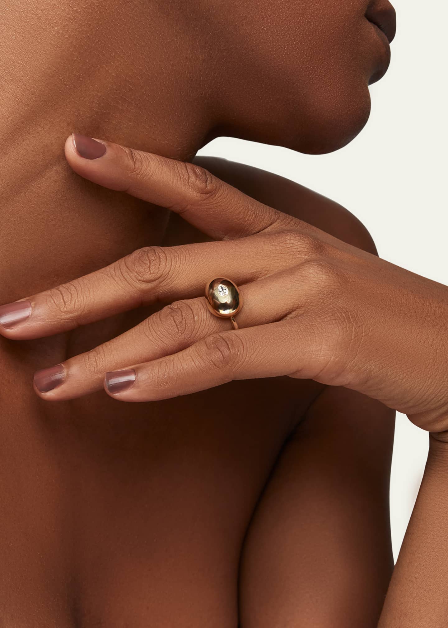 Mateo 14K Diamond Water Droplet Ring Image 2 of 3