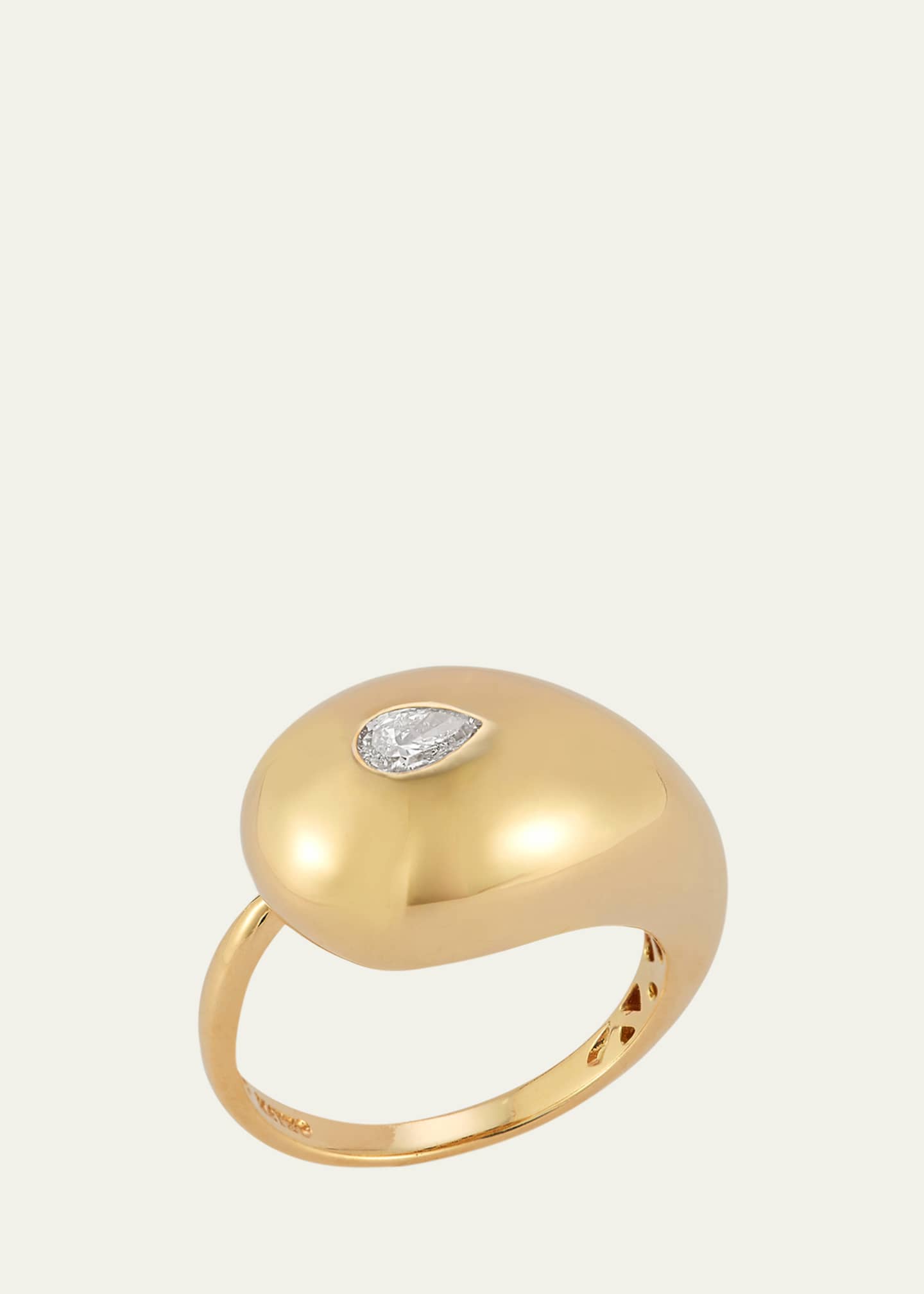 Mateo 14K Diamond Water Droplet Ring Image 3 of 3