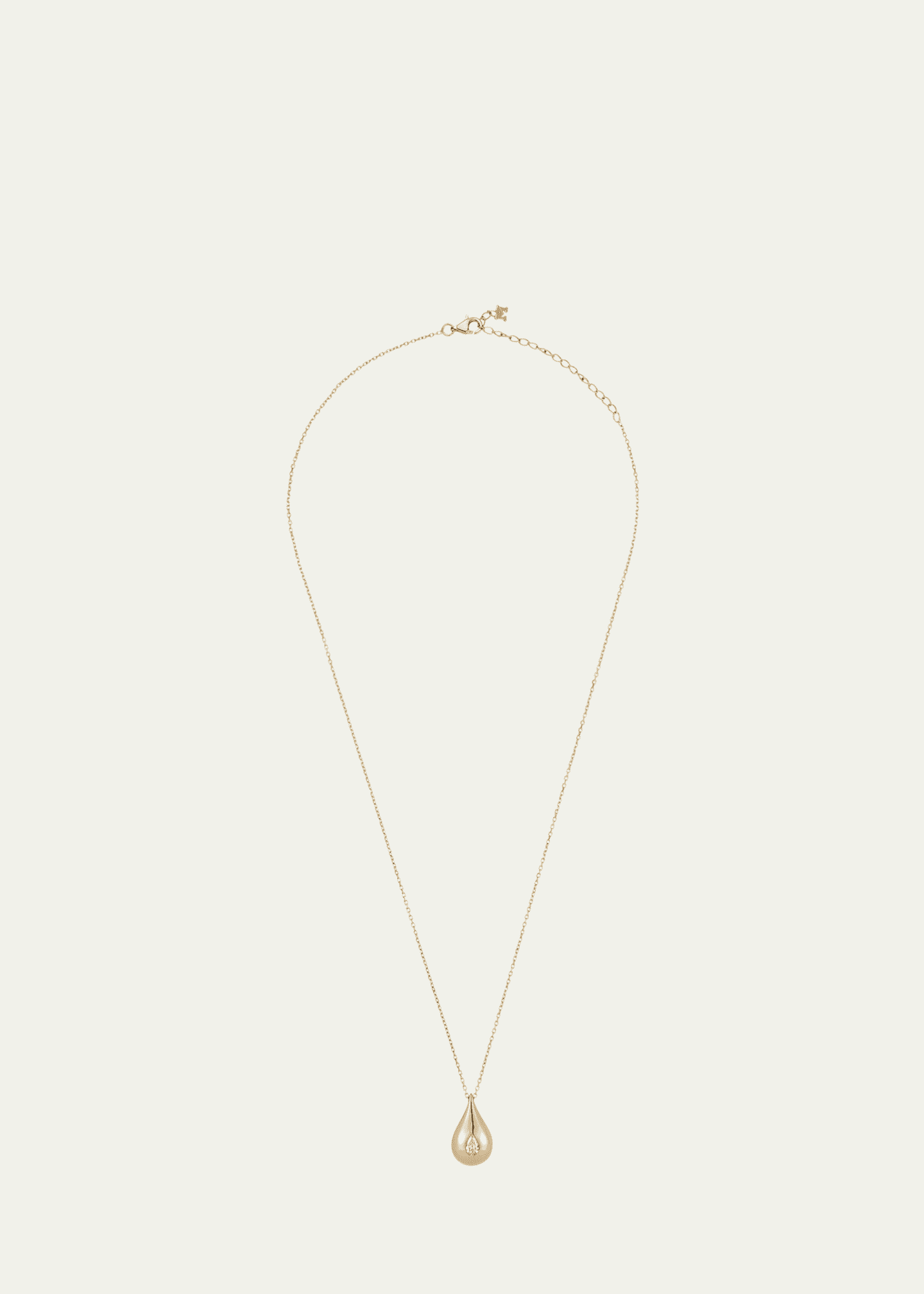 Mateo 14K Diamond Water Droplet Necklac Image 1 of 3