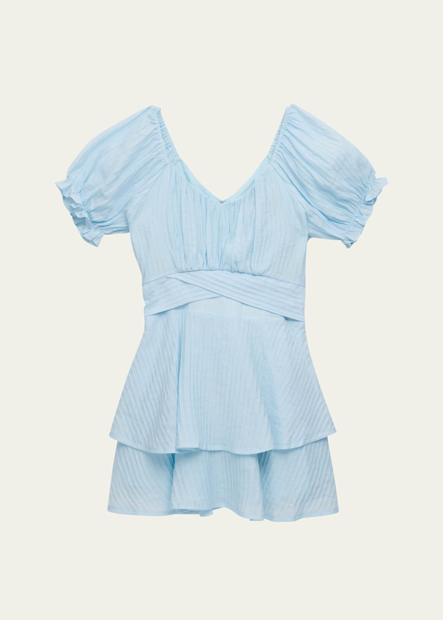 KatieJ NYC Girl's Delilah Self Tie Tween Dress, Size S-XL Image 1 of 3