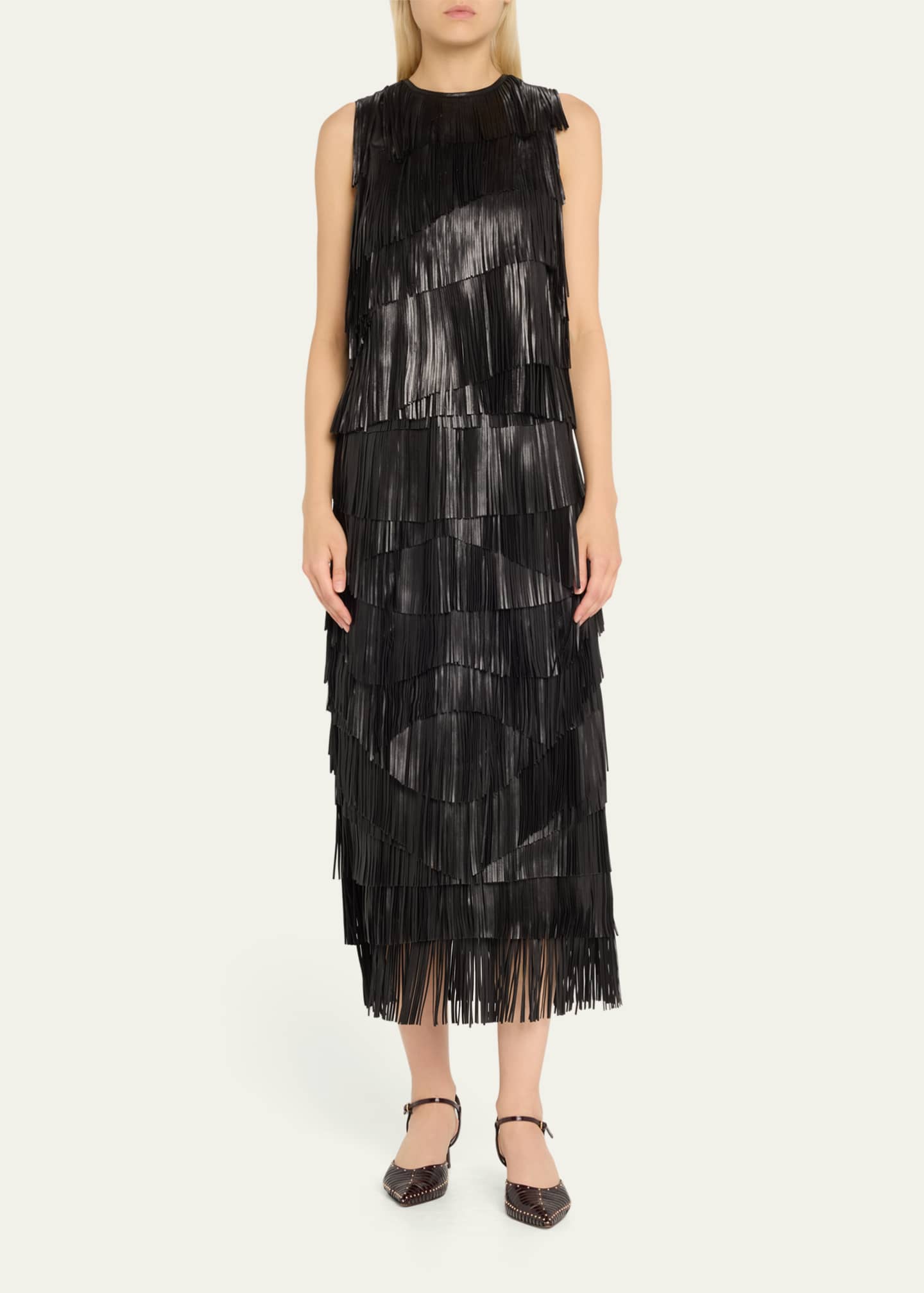 Ulla Johnson Leonie Leather Fringe Top Image 2 of 5