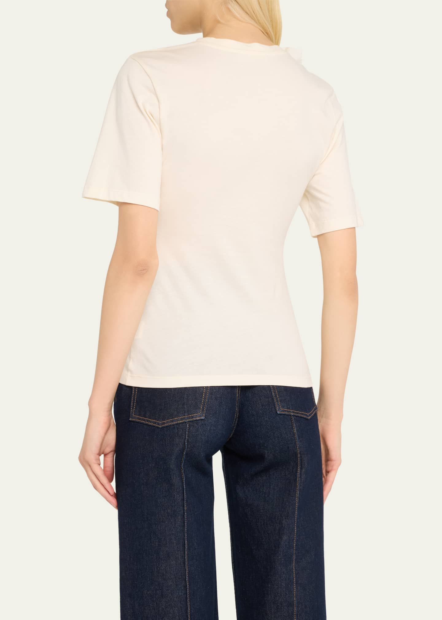Ulla Johnson Vivi Ruffle Organic Cotton Top Image 3 of 5