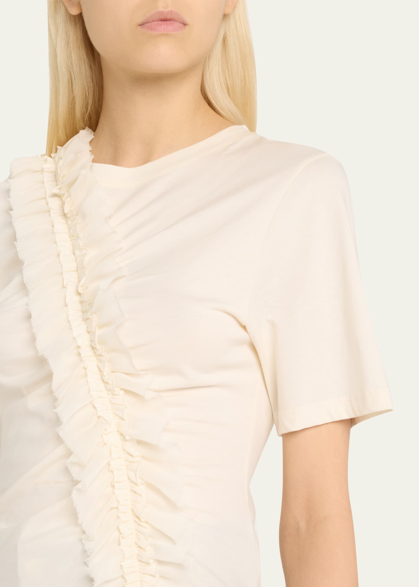 Ulla Johnson Vivi Ruffle Organic Cotton Top Image 5 of 5