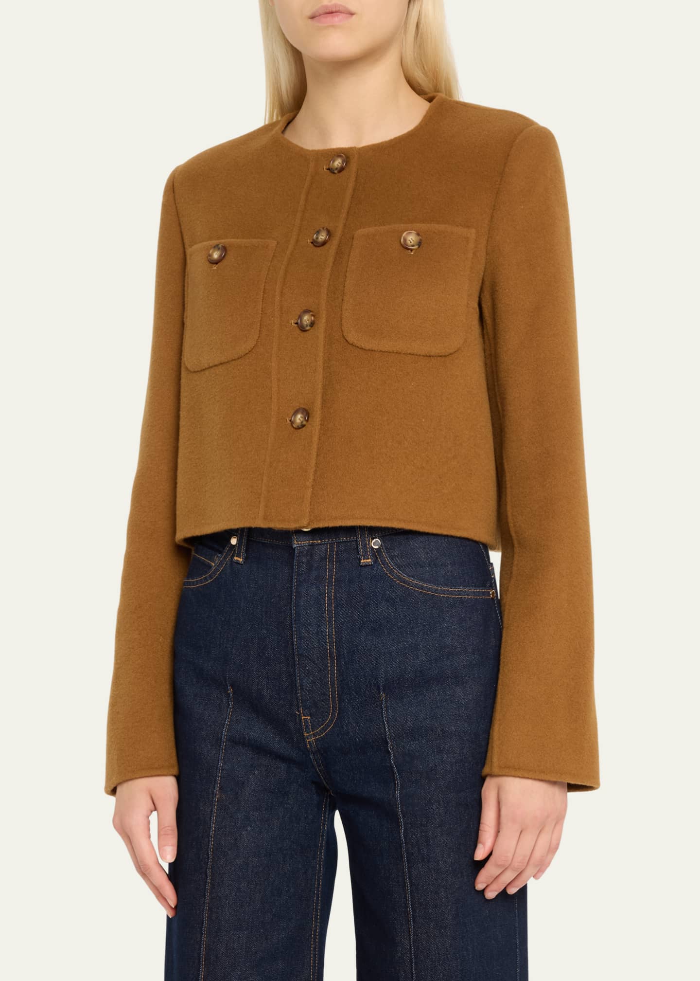 Ulla Johnson Eve Wool-Cashmere Jacket Image 4 of 5