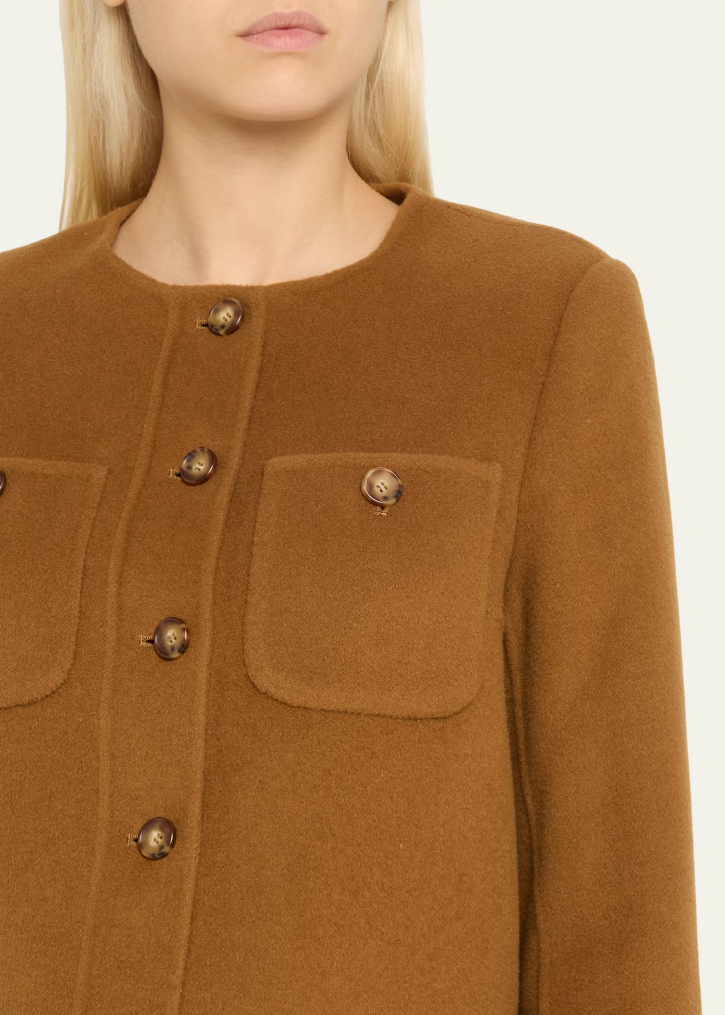 Ulla Johnson Eve Wool-Cashmere Jacket Image 5 of 5