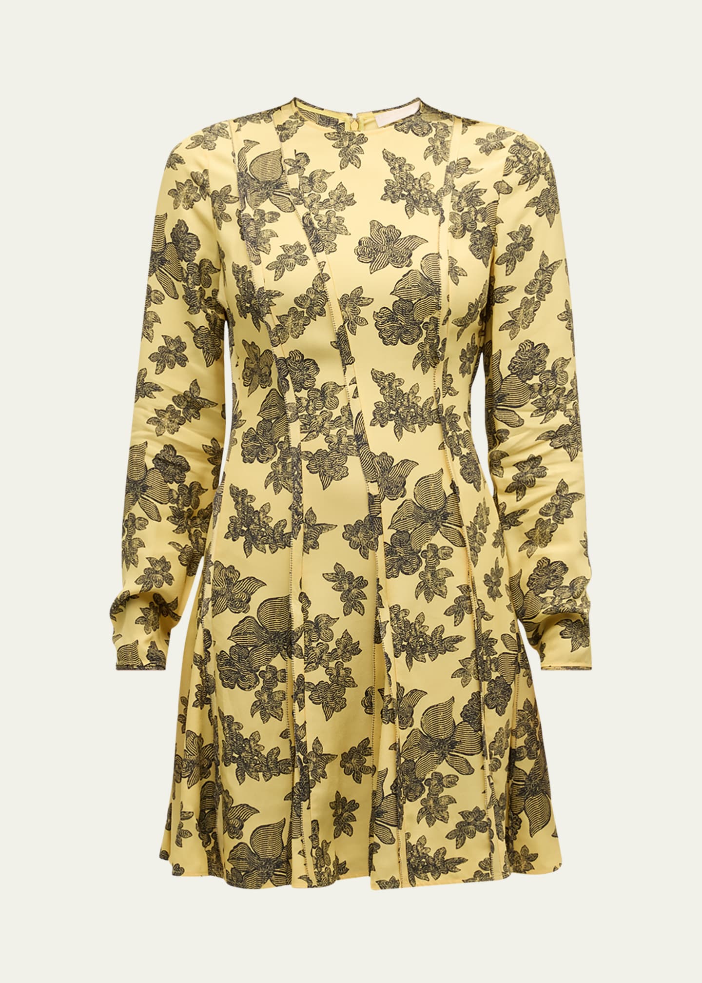 Ulla Johnson Juliette Floral Long-Sleeve Mini Dress Image 1 of 5