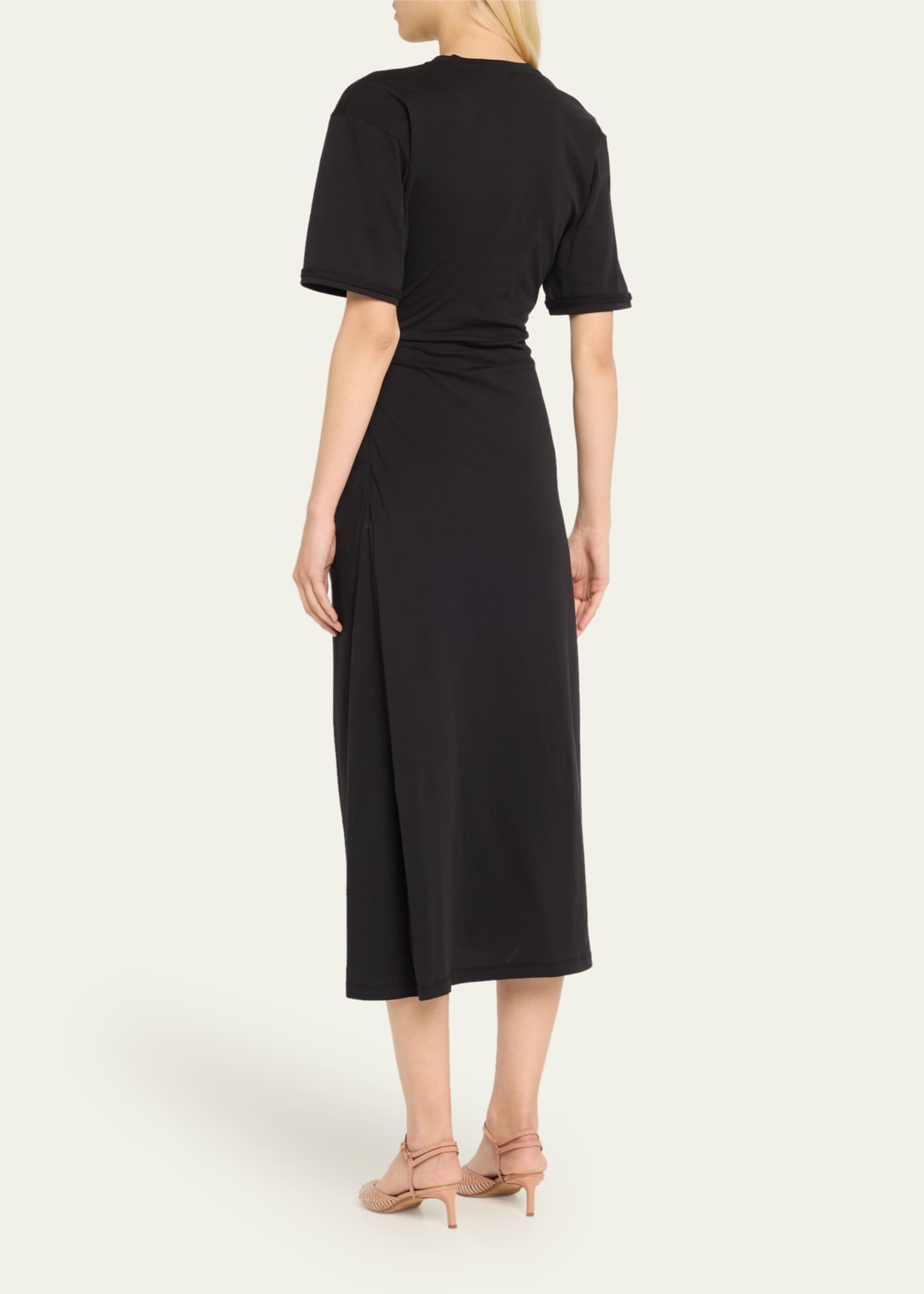 Ulla Johnson Lilia Ruffle Organic Cotton Midi Dress Image 3 of 5
