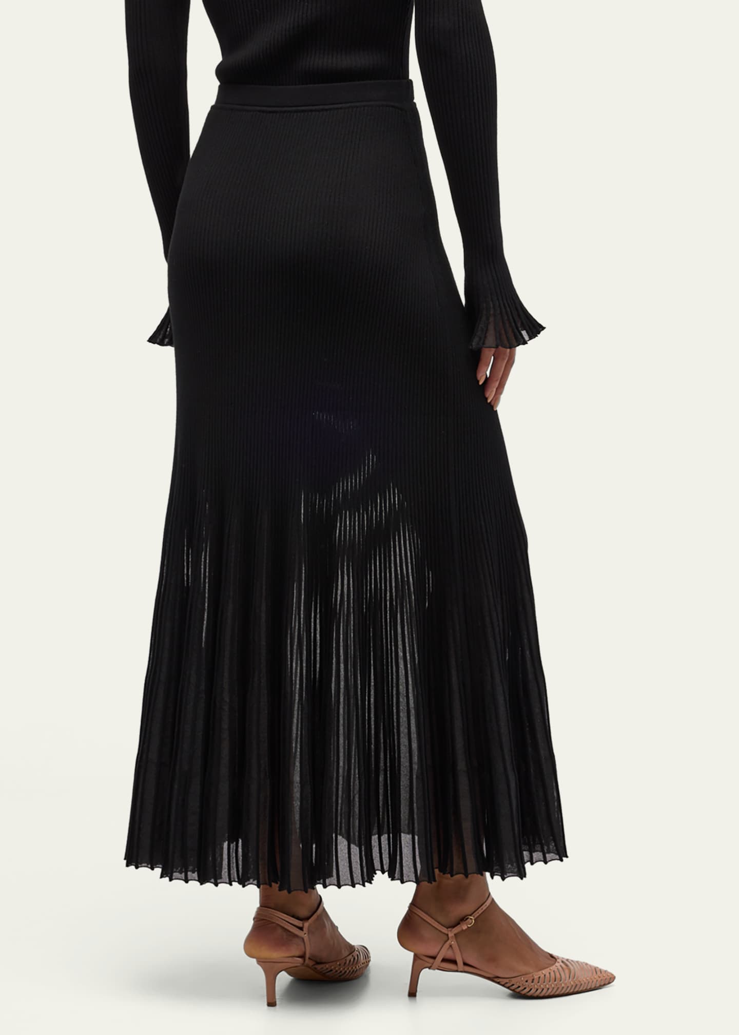 Ulla Johnson Vera Pleated Maxi Skirt Image 3 of 5